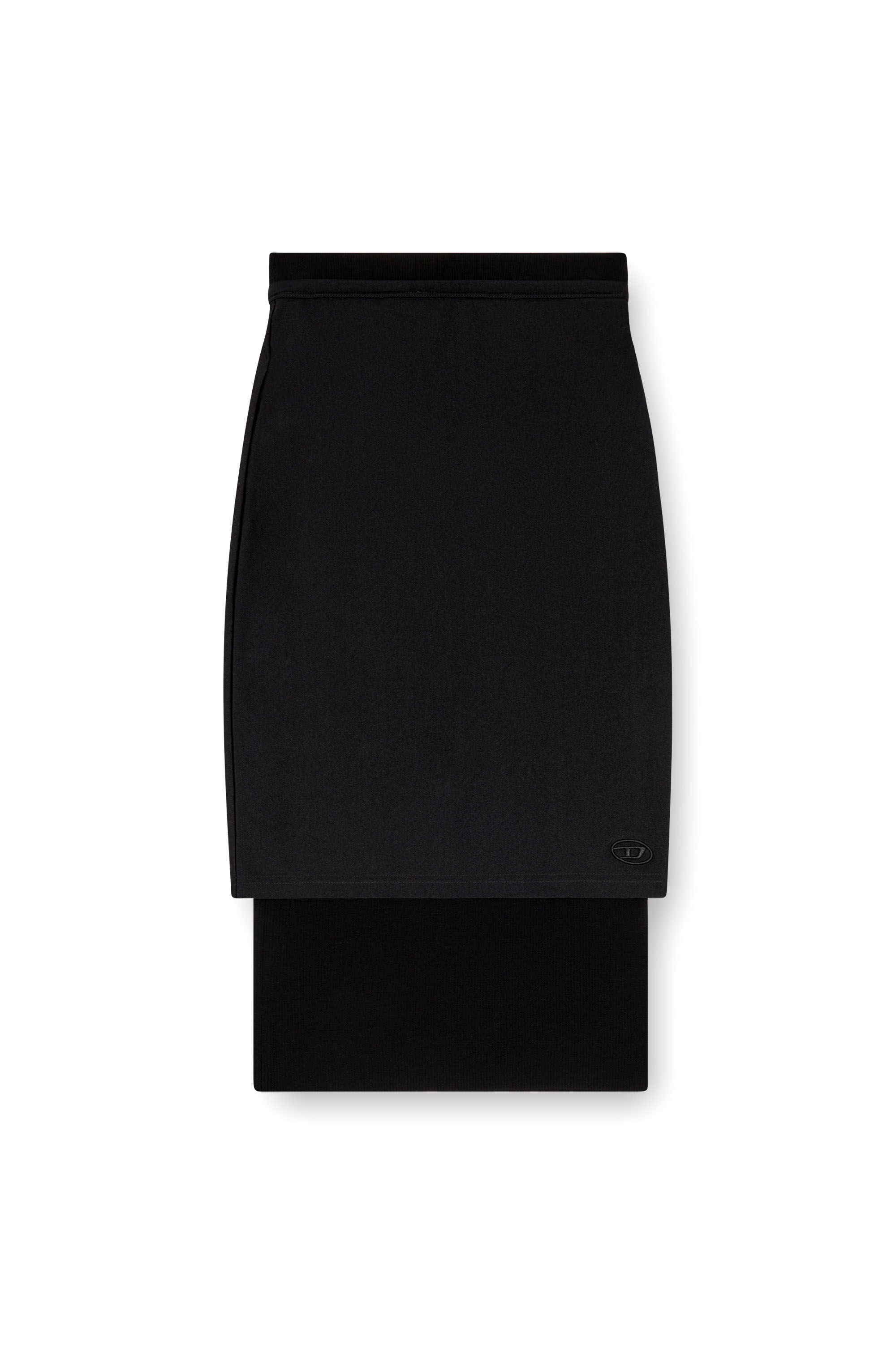 ワンピース DIESEL Women Long Skirts A141860DLAX9XX Black Women's T-shirt dress in stretch modal | Black | Diesel