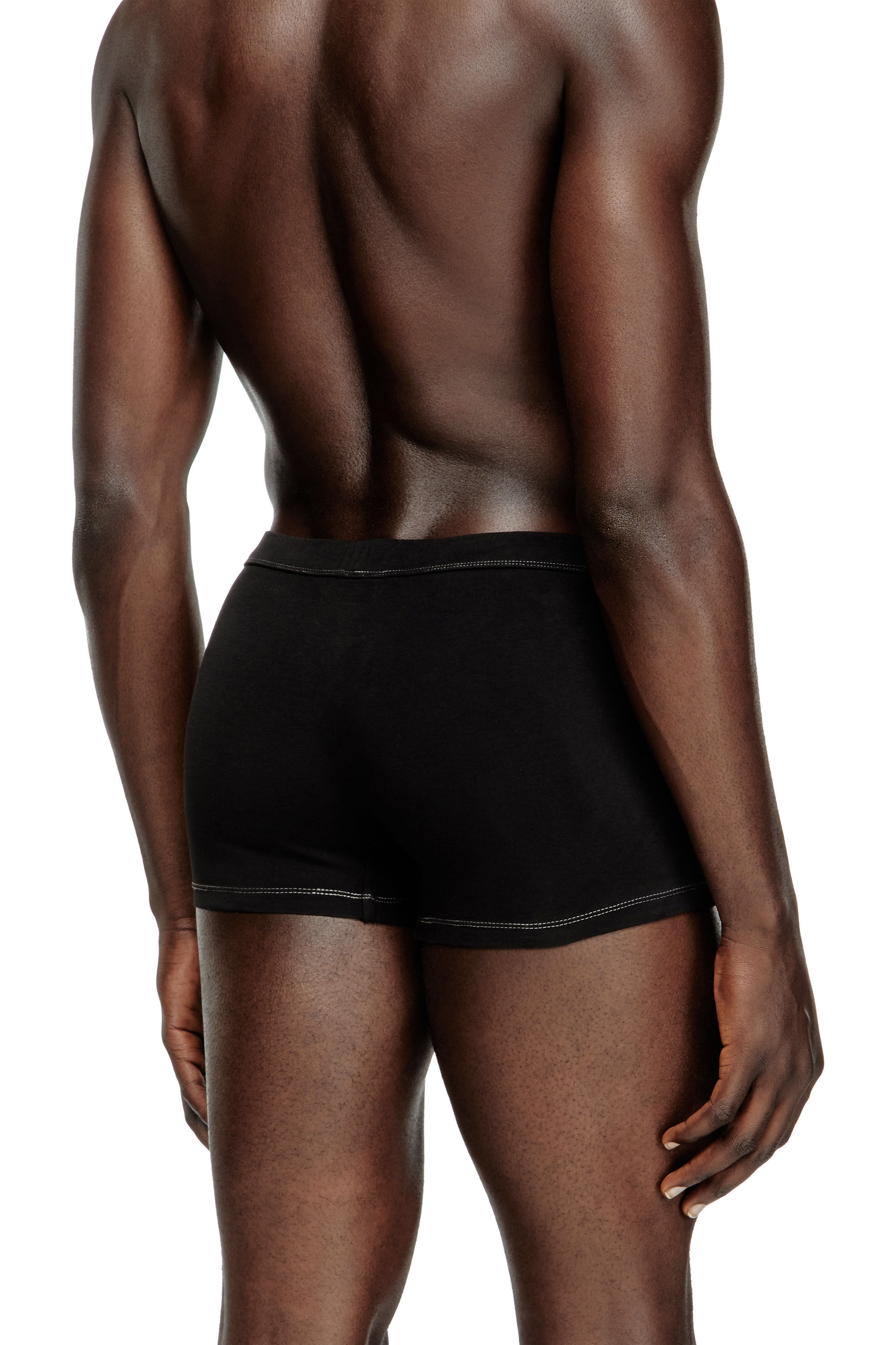 Diesel - DEVON-DNM-2PACK, Man's 2-pack boxer briefs with Diesel Industry flag in White/Black - 3