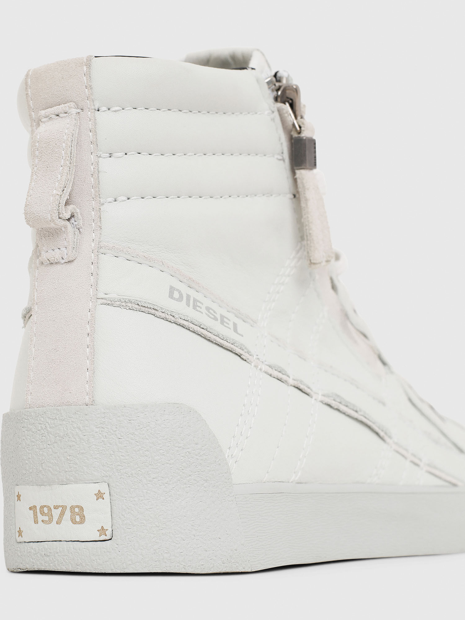 D-STRING PLUS High-top sneakers with zip detail |