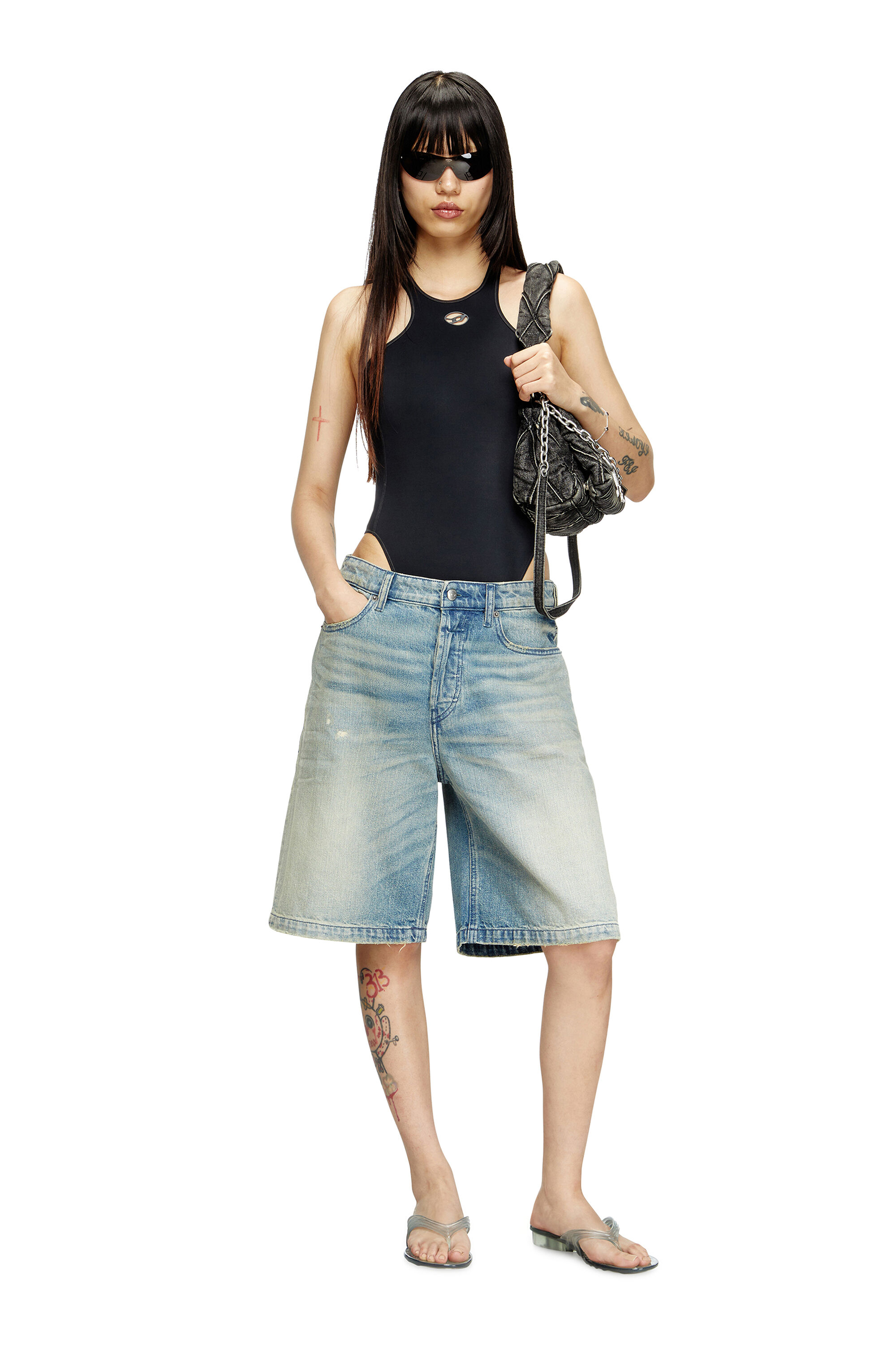 DIESEL◆Melissa × Diesel Quantum Thong サンダル Women's Sculptural flip-flops in Melflex® | Black | Diesel