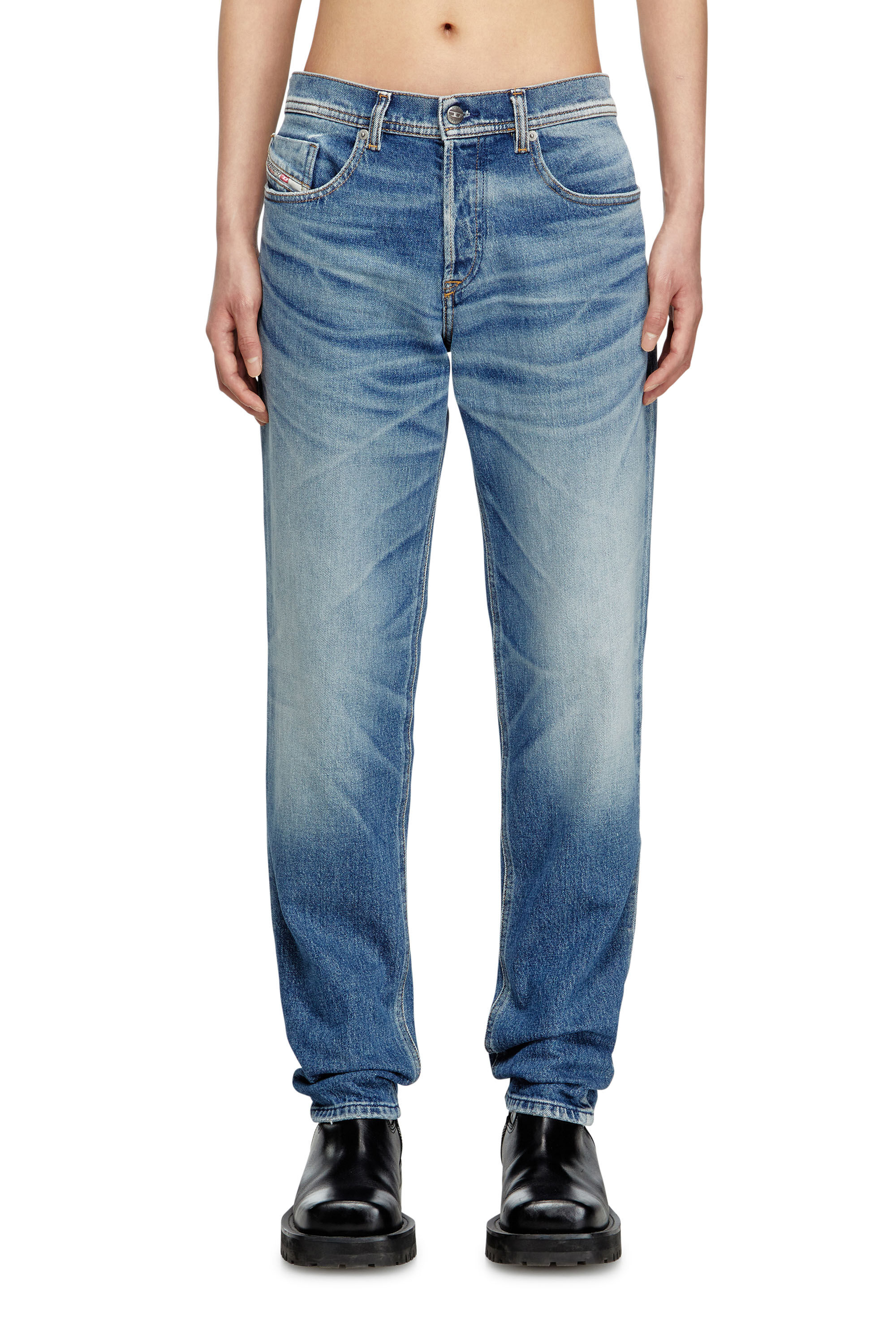 Diesel - Regular Jeans 2023 D-Finitive 09M12 Hombre, Azul medio - 3