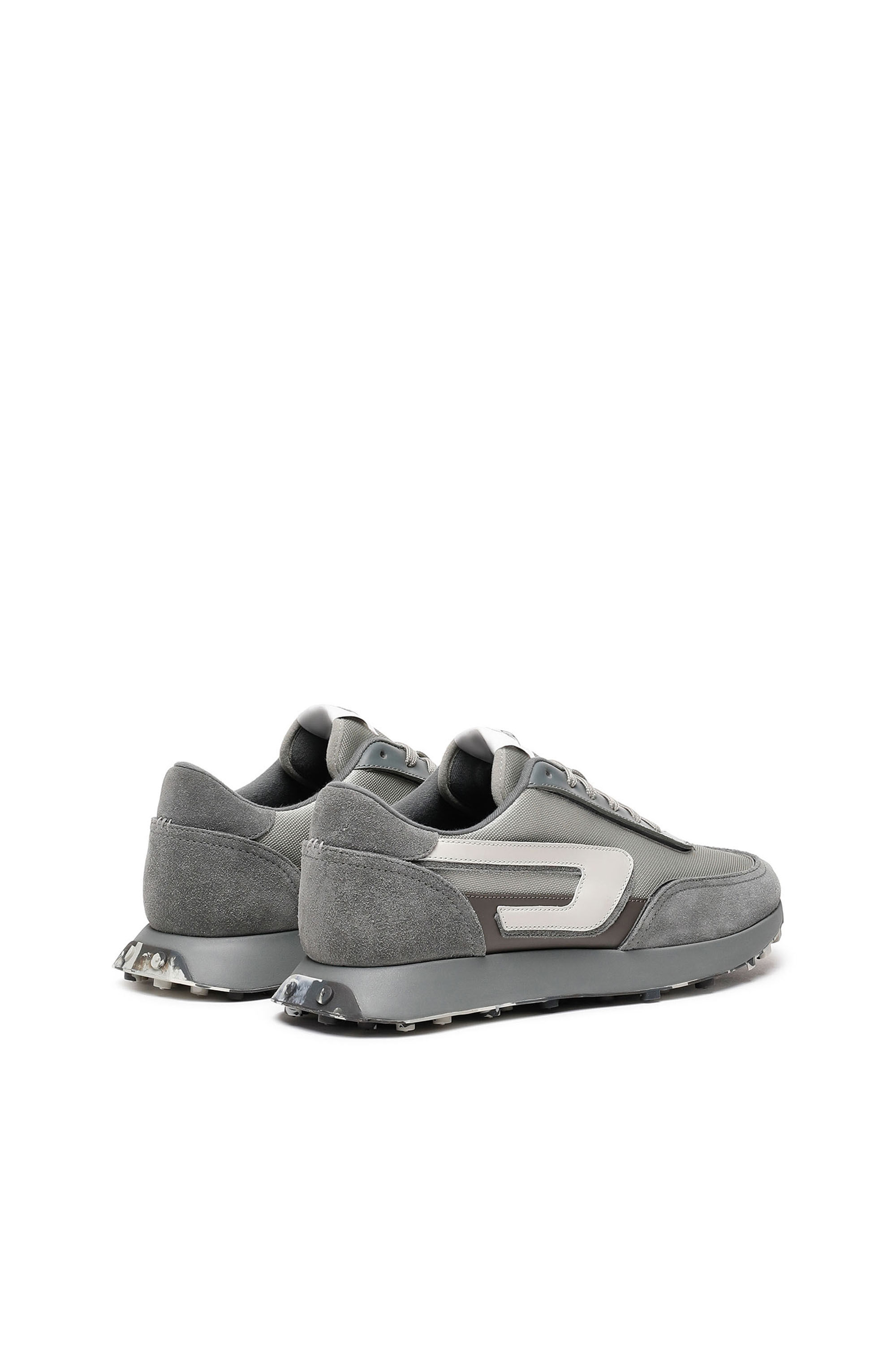 S-RACER LC Man: Mesh and suede sneakers with camo sole | Diesel