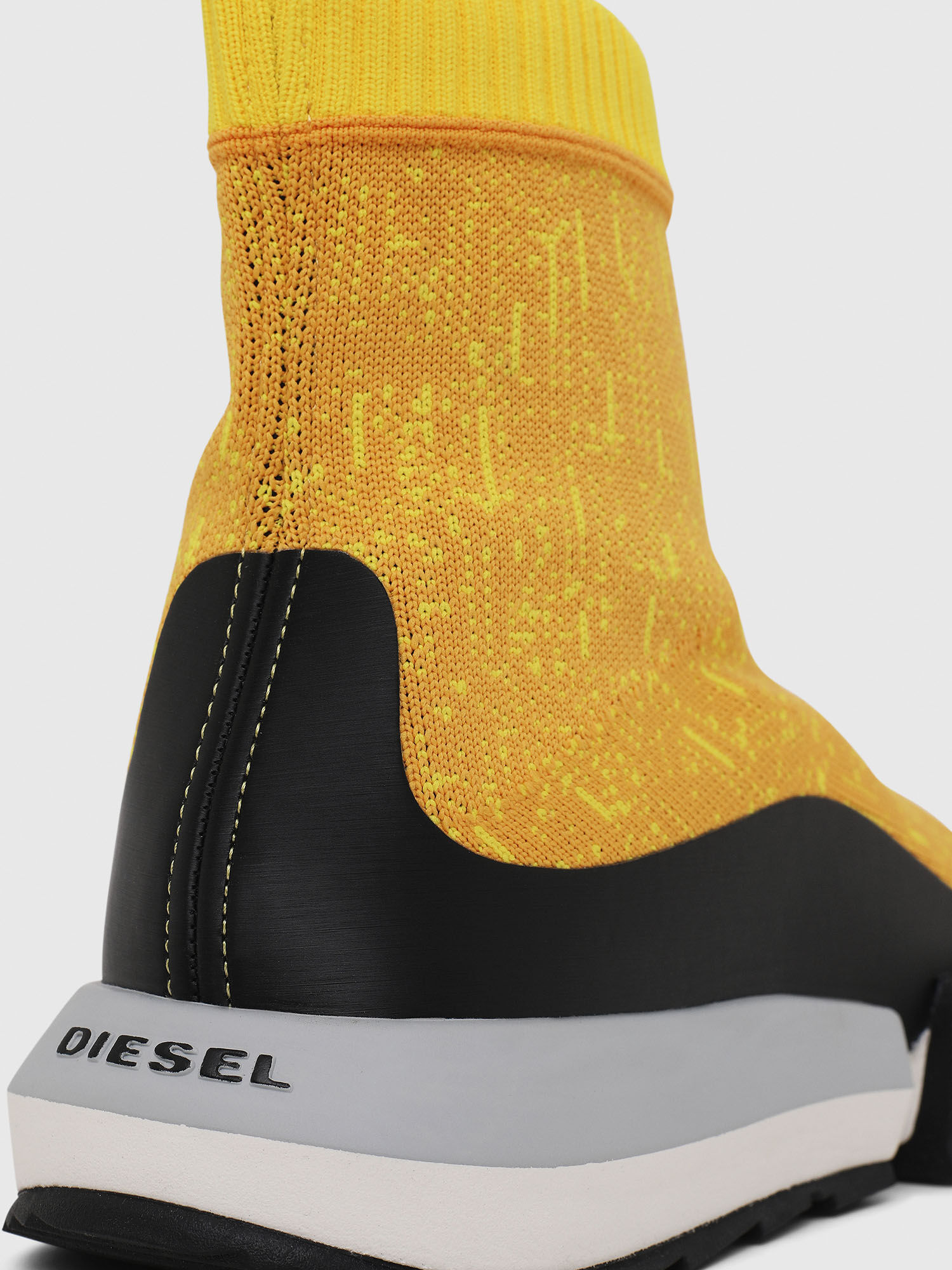 Diesel - H-PADOLA MID SOCK, Yellow - Image 4