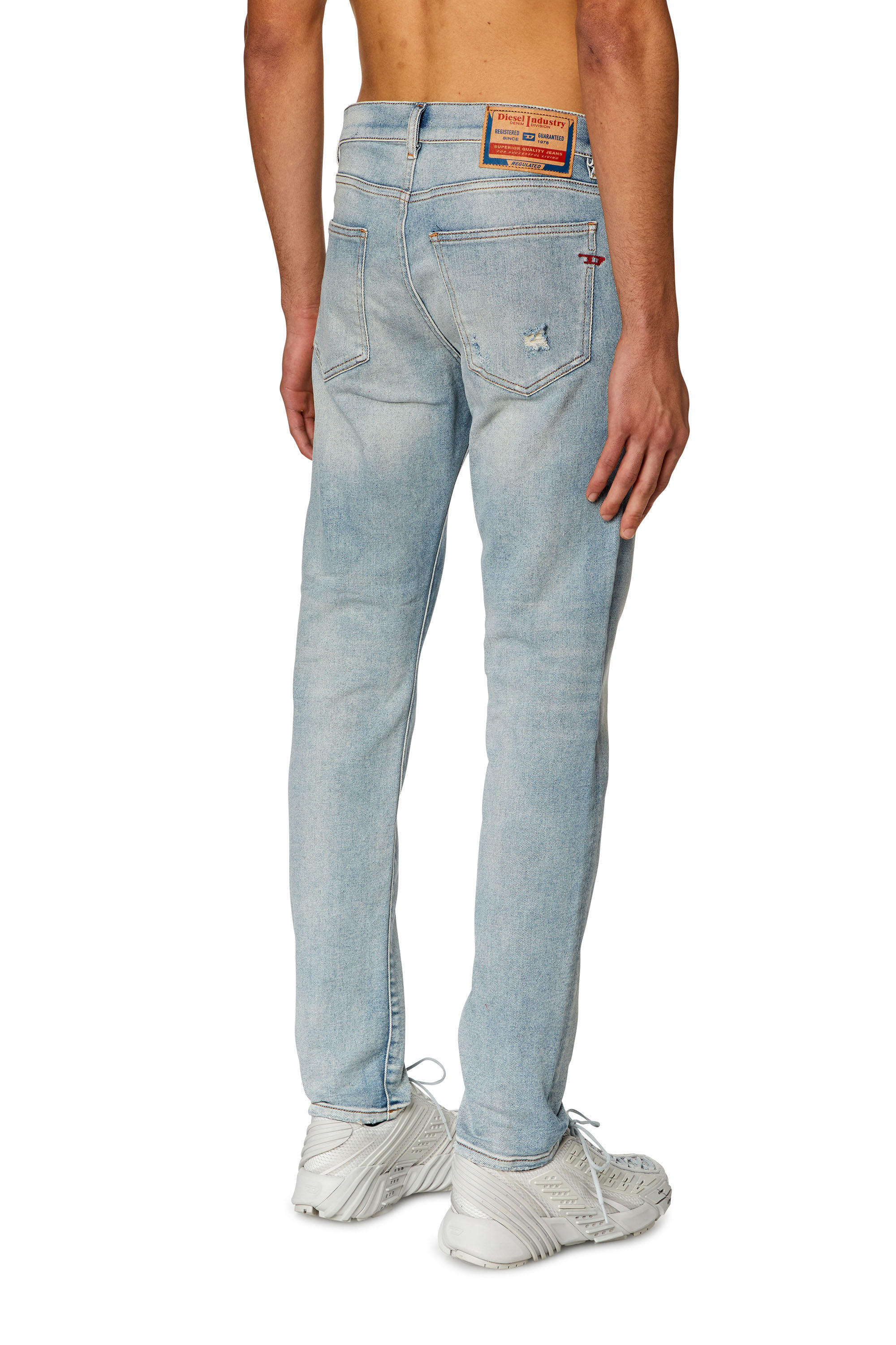 Diesel - Slim Jeans 2019 D-Strukt E9B40, Azul Claro - Image 3