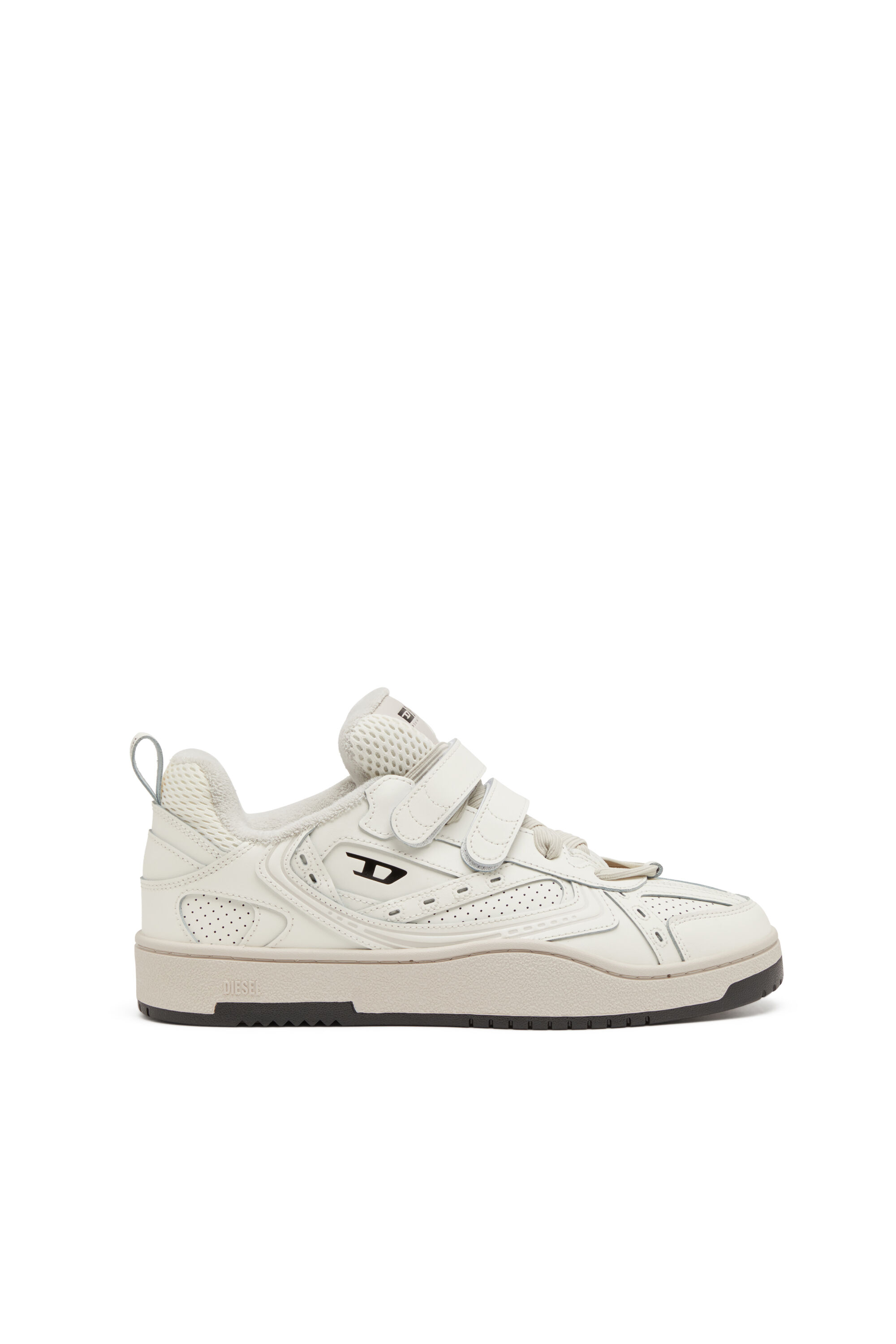 【関税込み】Diesel ホワイト S-Ukiyo Skt スニーカー Men's S-Ukiyo-Monochrome sneaker with straps | White | Diesel