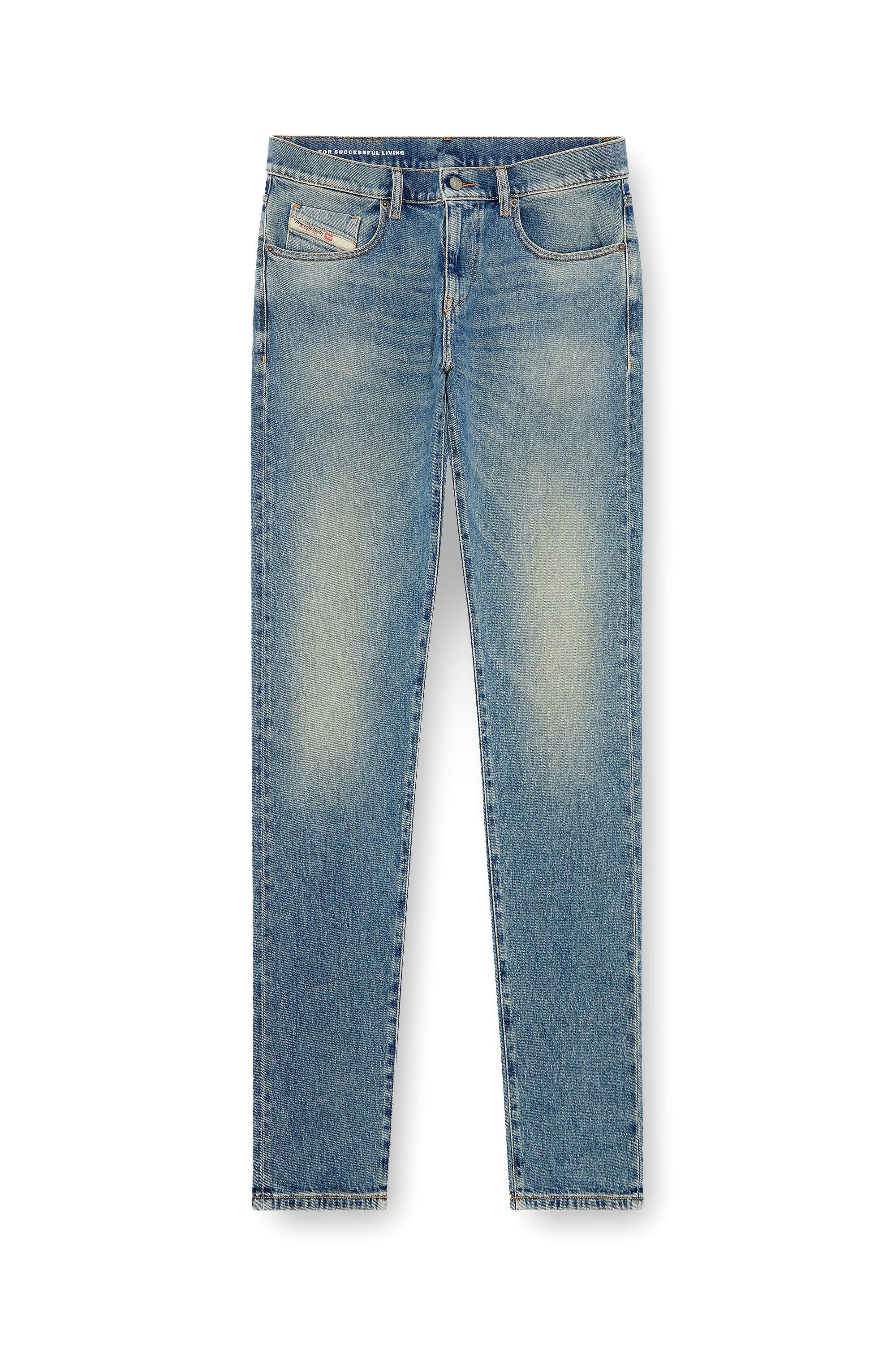 Diesel - Man's Slim Jeans 2019 D-Strukt 09J55, Light Blue - 2