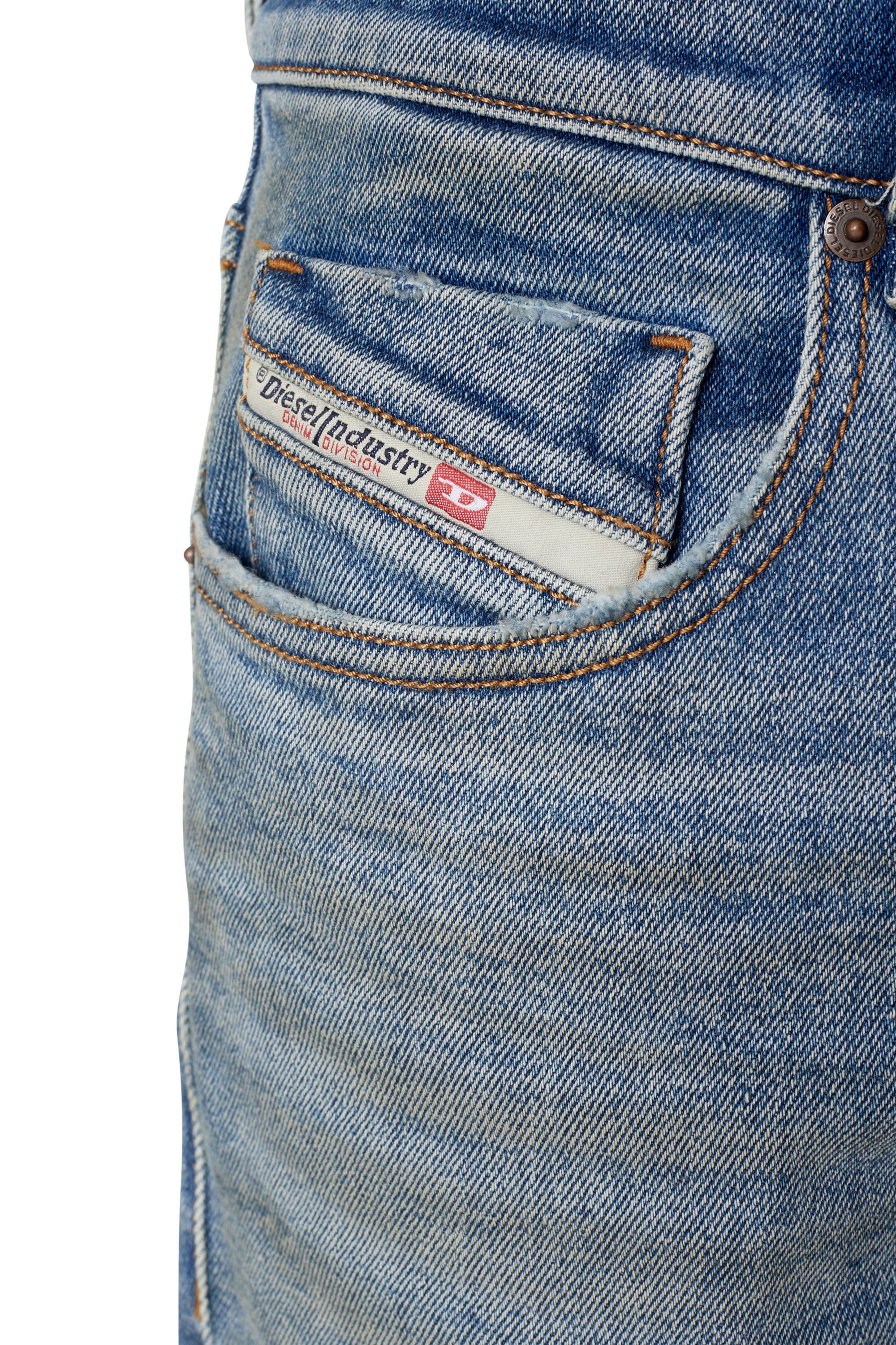 Diesel - Slim Jeans 2019 D-Strukt 09D81, Light Blue - Image 6