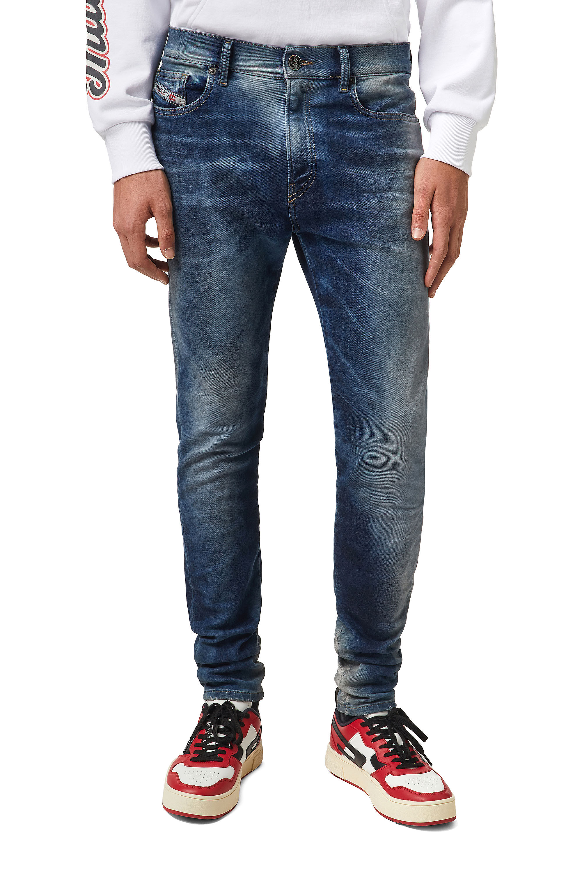 Diesel - D-Amny Skinny JoggJeans® 069XE, Dark Blue - Image 3