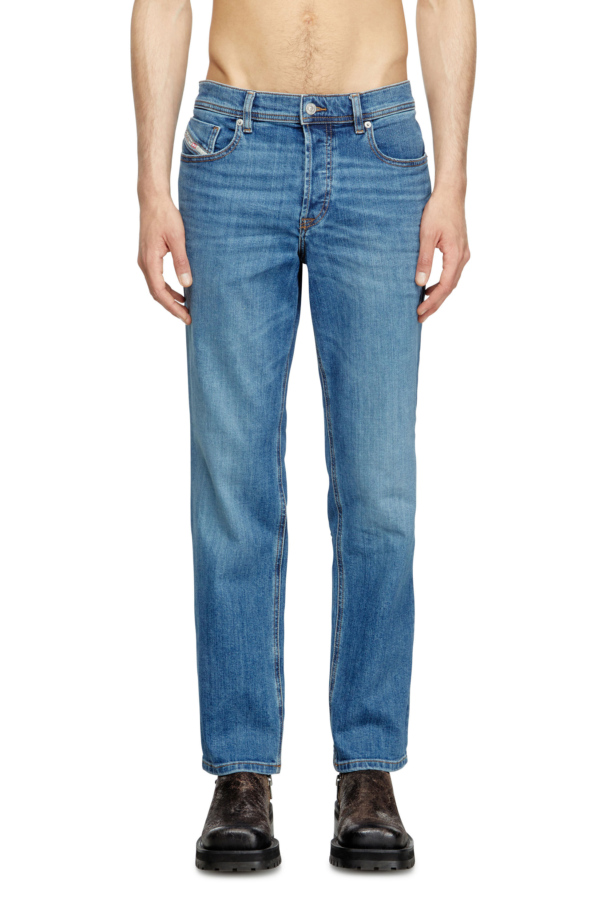 Wrangler Mens 20X Slim Straight Jeans In Light Blue