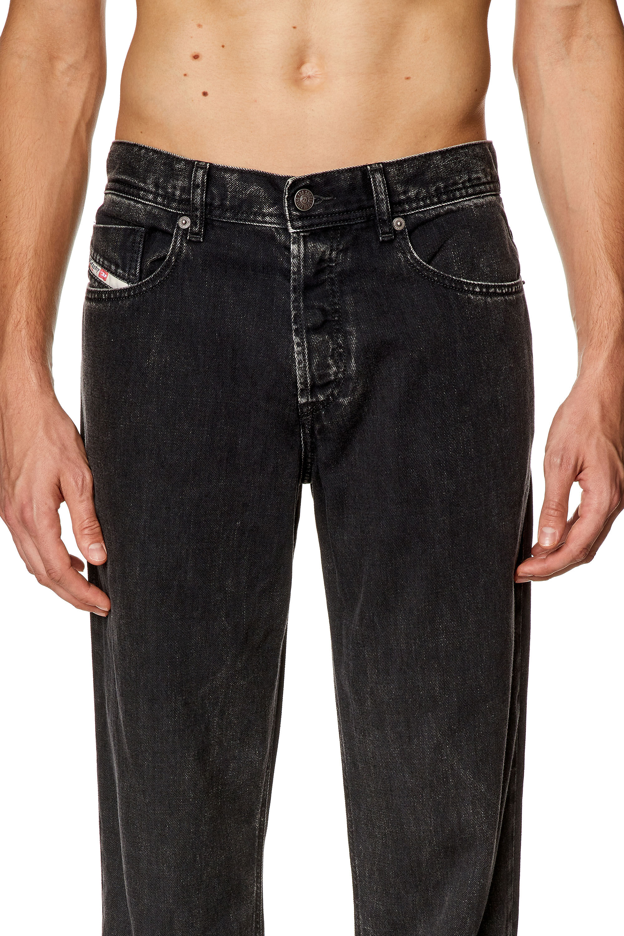 Men's Relaxed Jeans | Light Grey | Diesel D-Touch