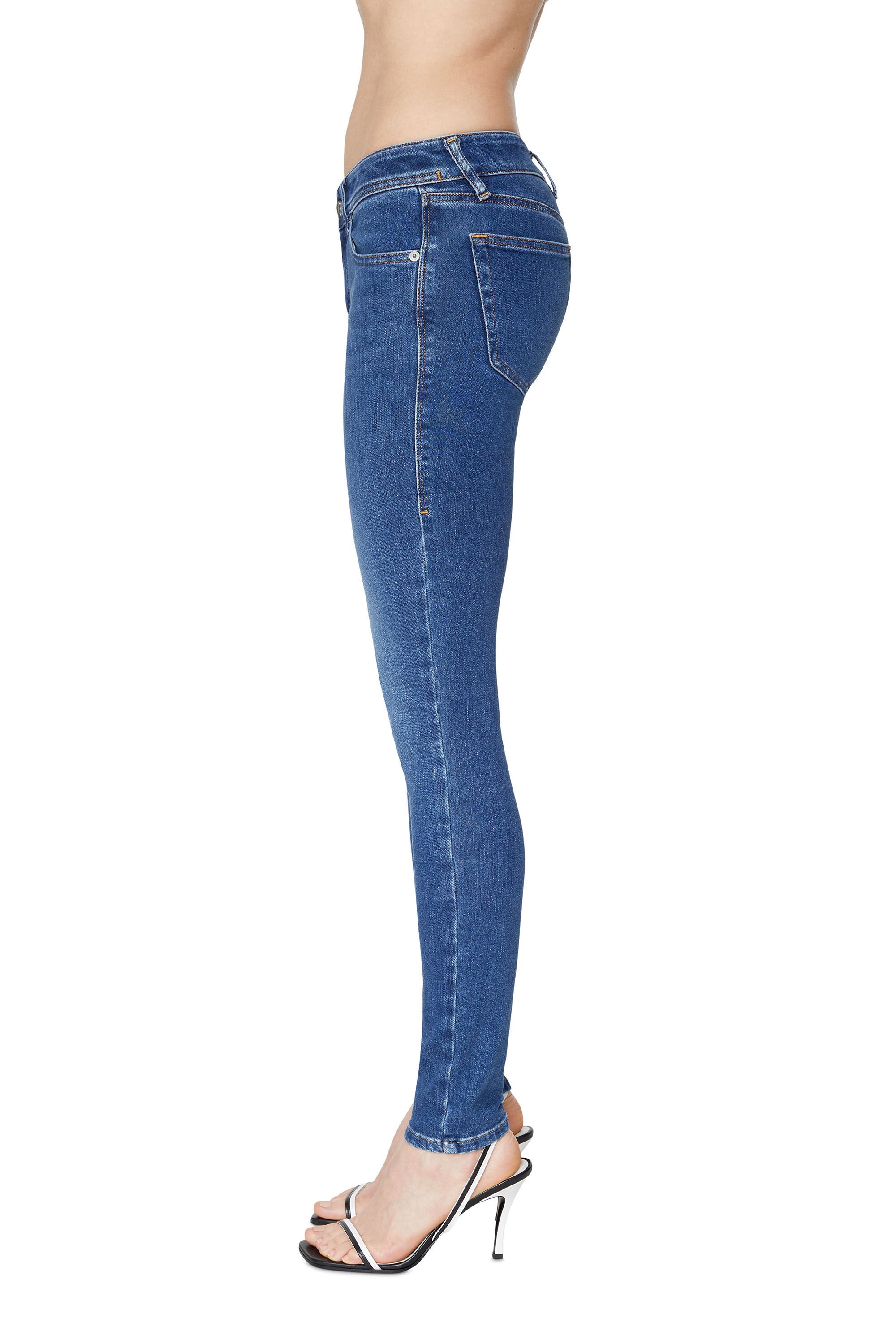 Diesel - Super skinny Jeans 2018 Slandy-Low 09C21, Azul medio - Image 6