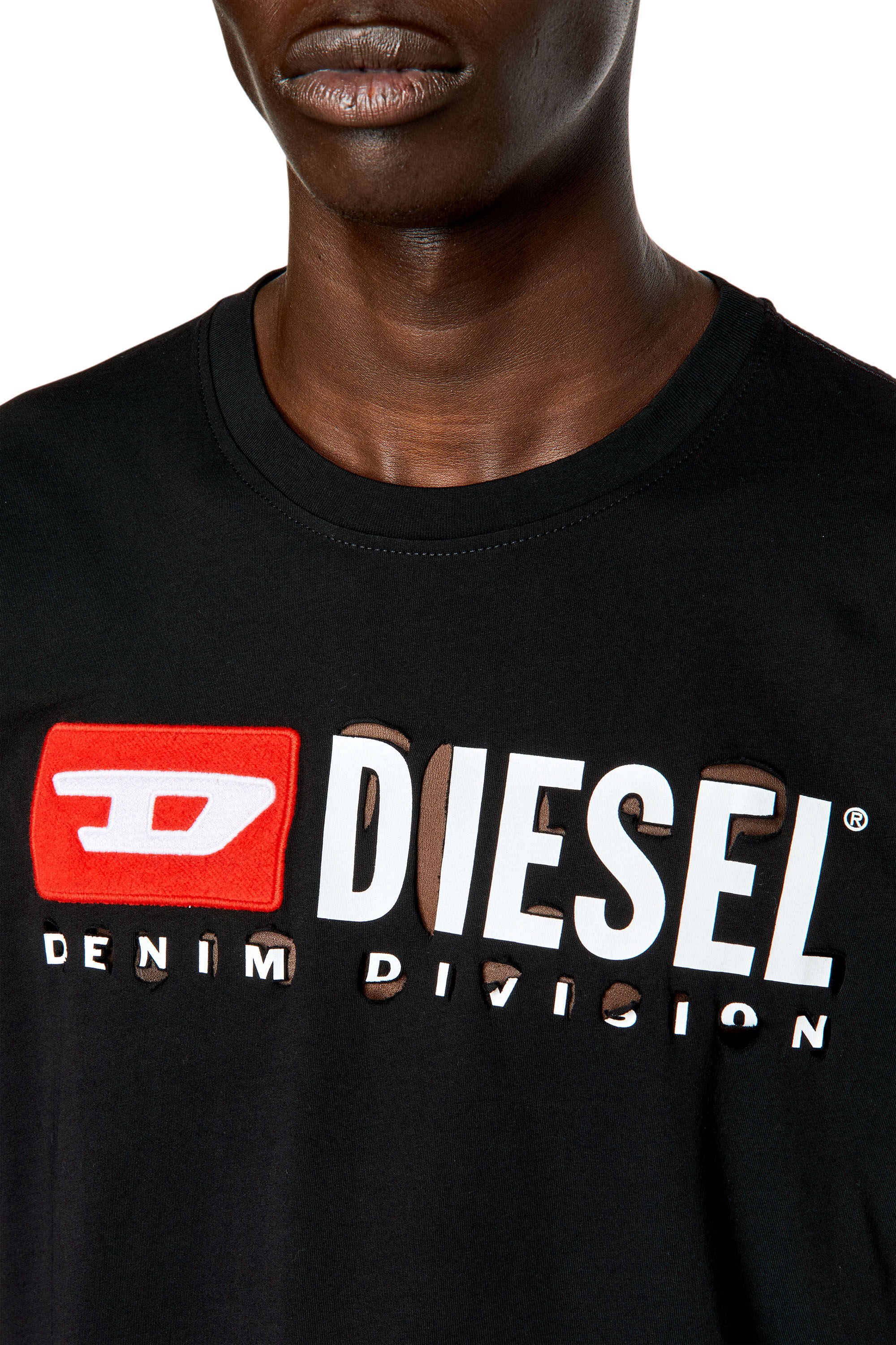 T-JUST-DIVSTROYED Man: T-shirt with peel-off letters | Diesel