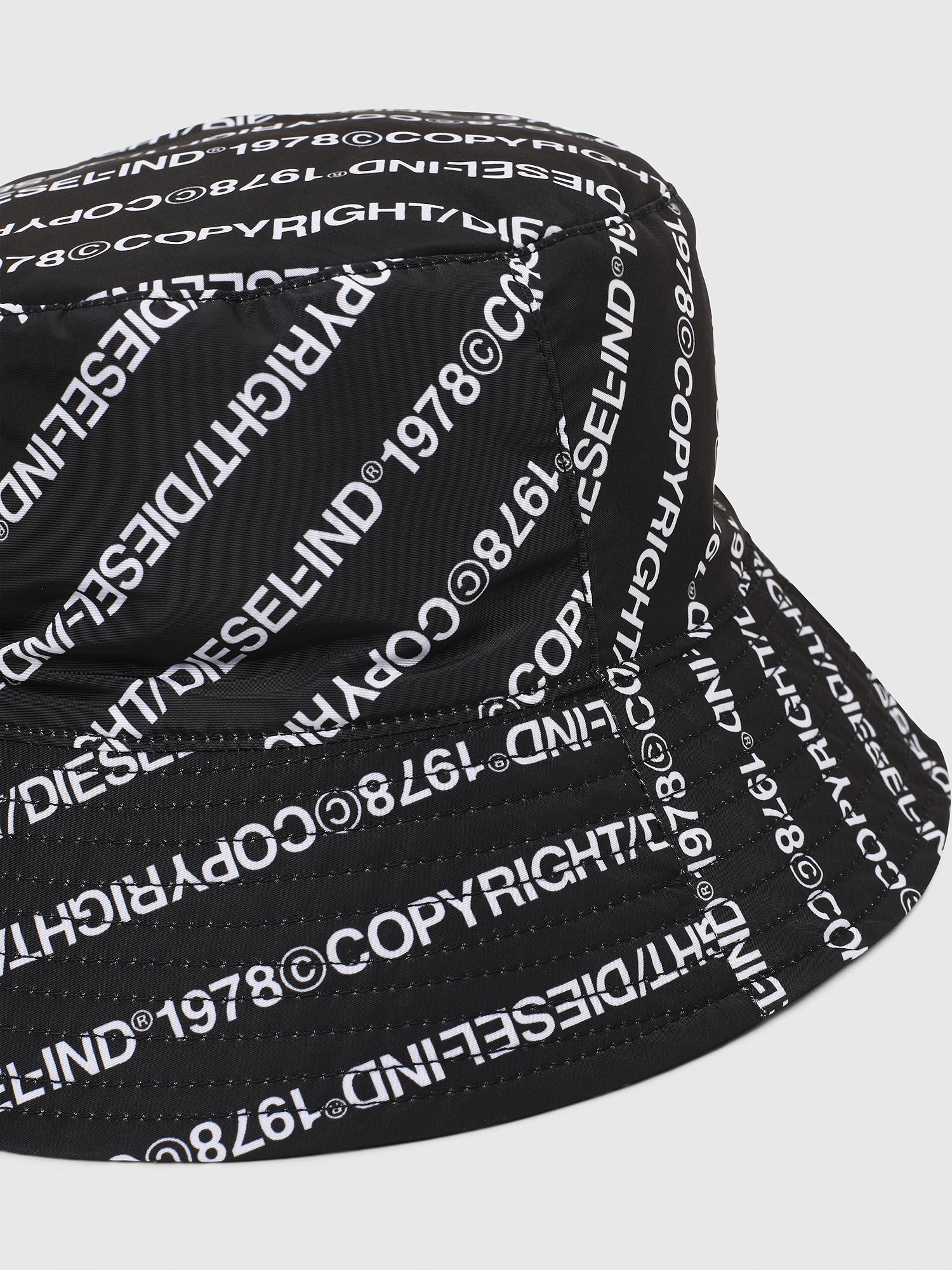 CIRIGHT Bucket hat with all-over logo print | Diesel