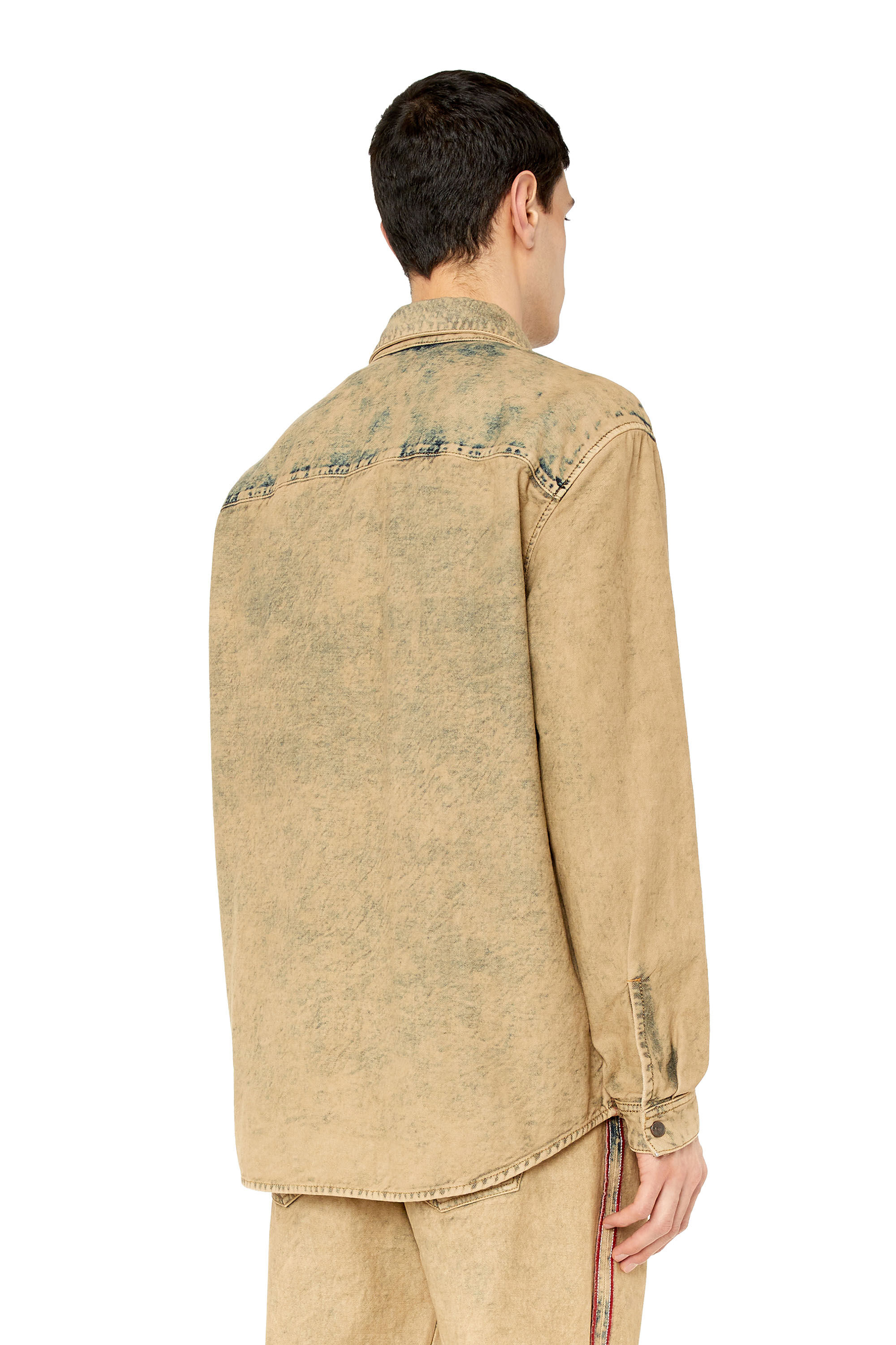 D-SIMPLY-OVER Man: Denim shirt with acid wash | Diesel D-SIMPLY-OVER Man: Denim shirt with acid wash | Diesel