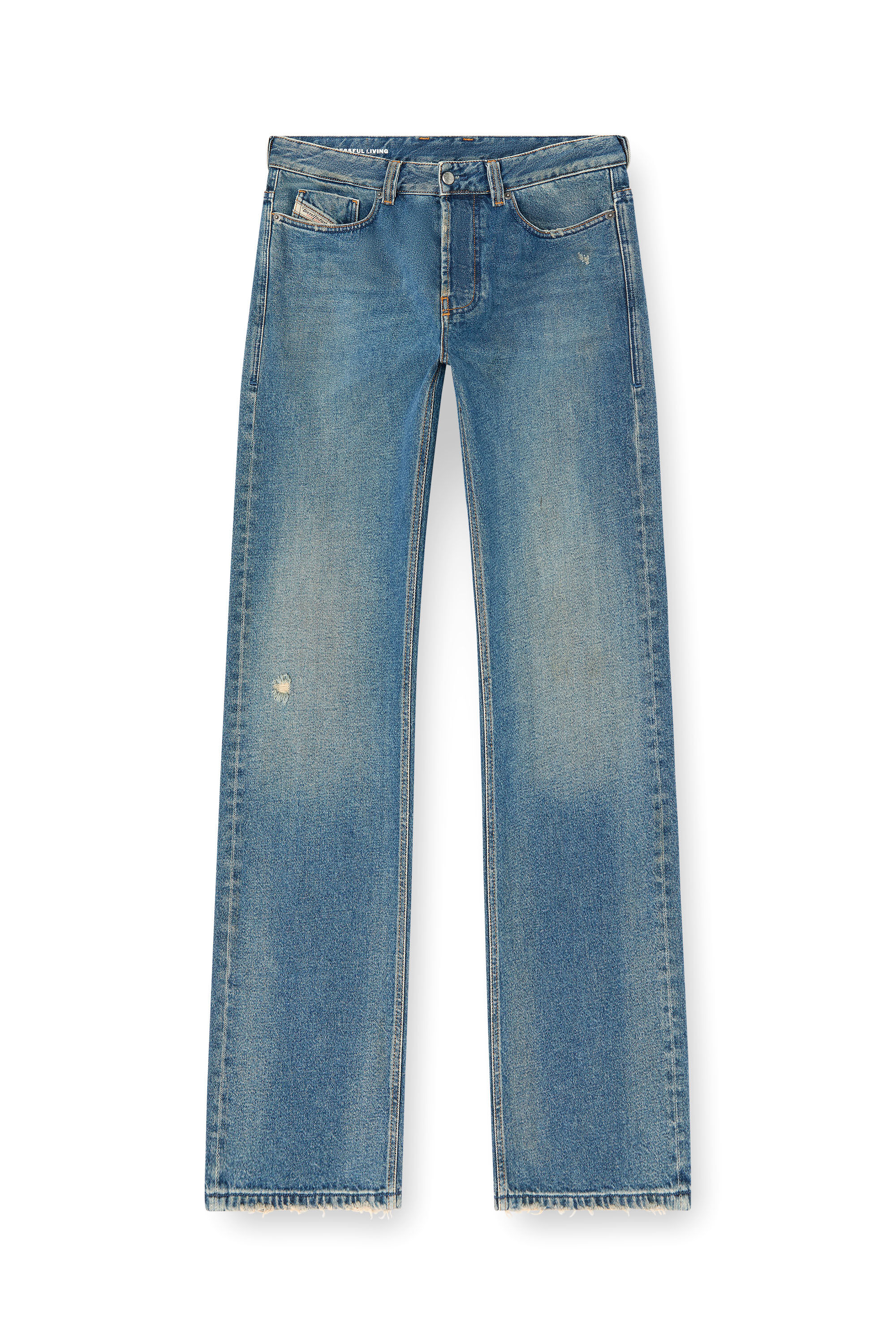 Diesel - Relaxed Jeans 1980 D-Eeper 09J79 Hombre, Azul medio - 2