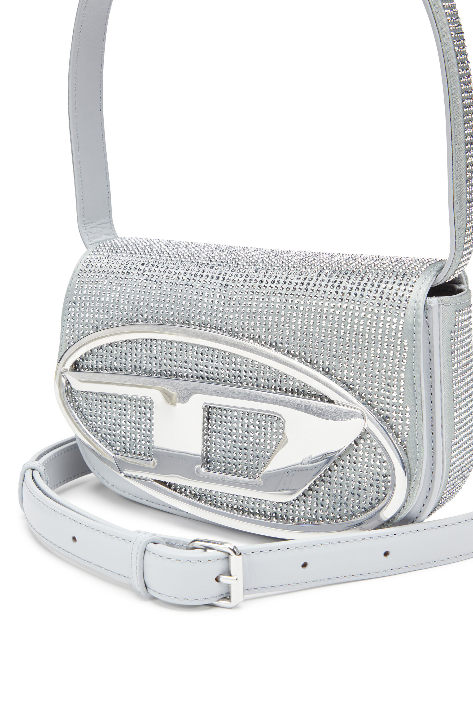 【オンラインショップ】 Women's 1DR Shoulder Bag - Iconic shoulder bag in crystal バッグ