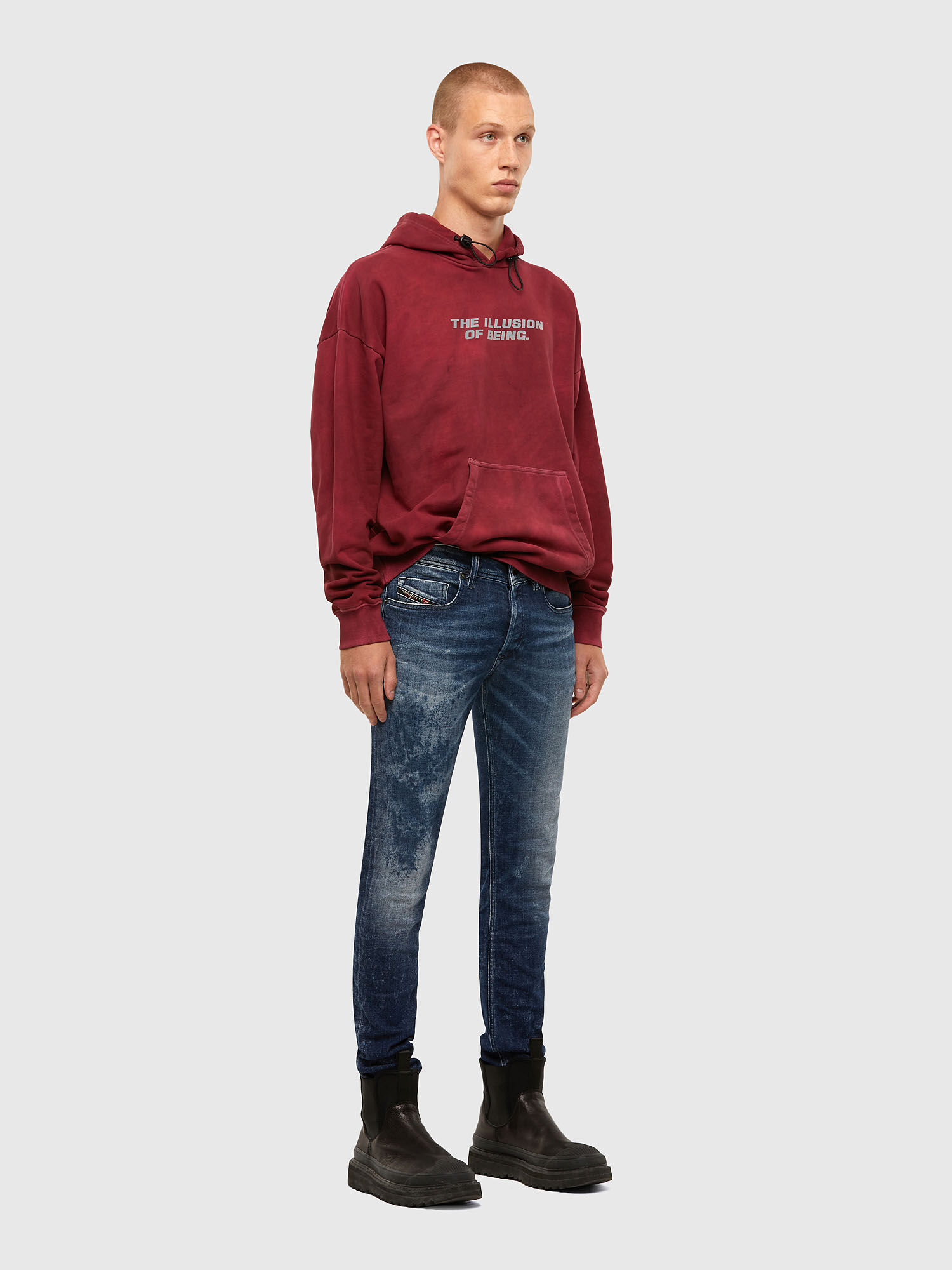 Diesel stickker super skinny jeans online