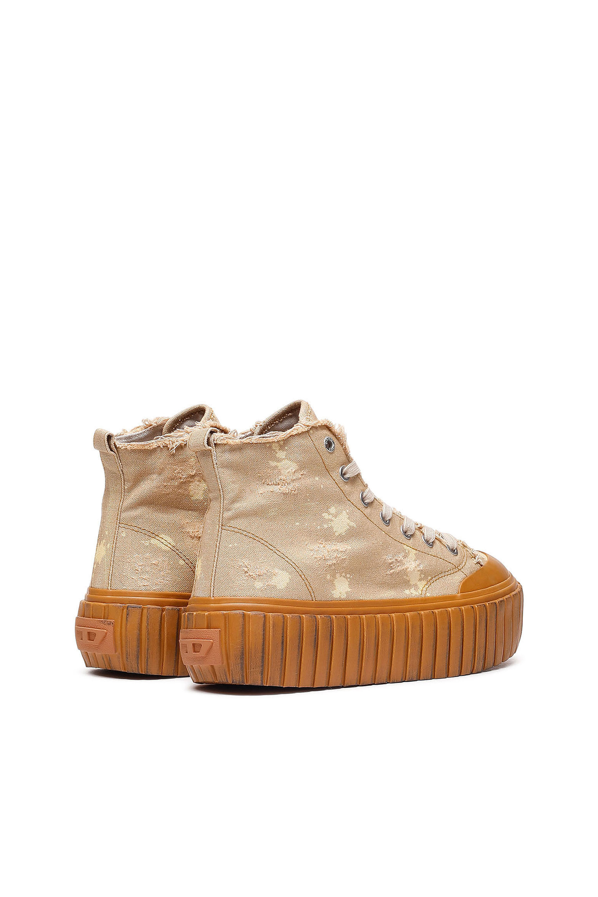 S-HANAMI MID X Unisex: High-top platform sneakers in canvas | Diesel