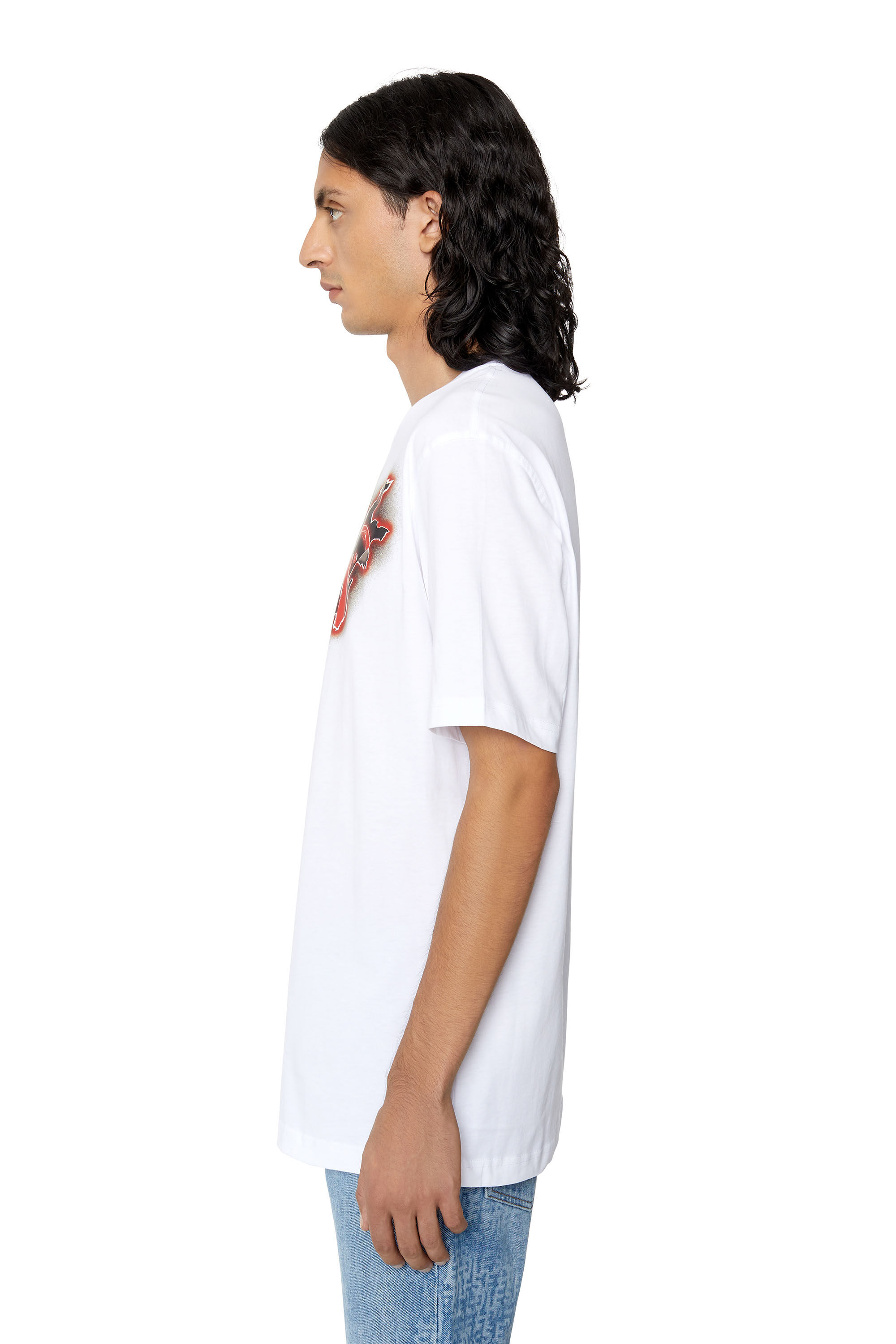 T-JUST-E43 Man: T-shirt with graphic logo print | Diesel