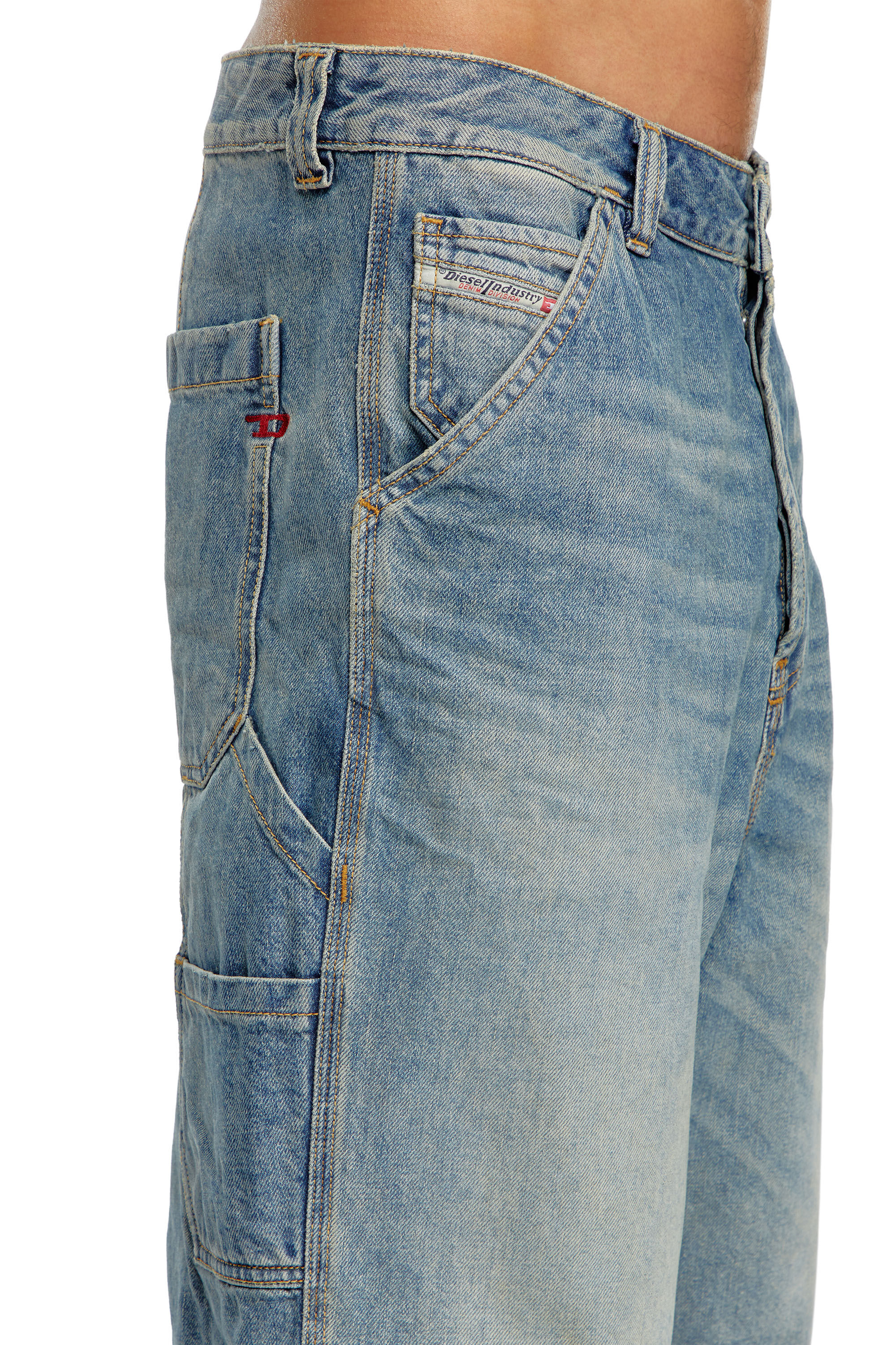 Men's Denim utility shorts | Blue | Diesel