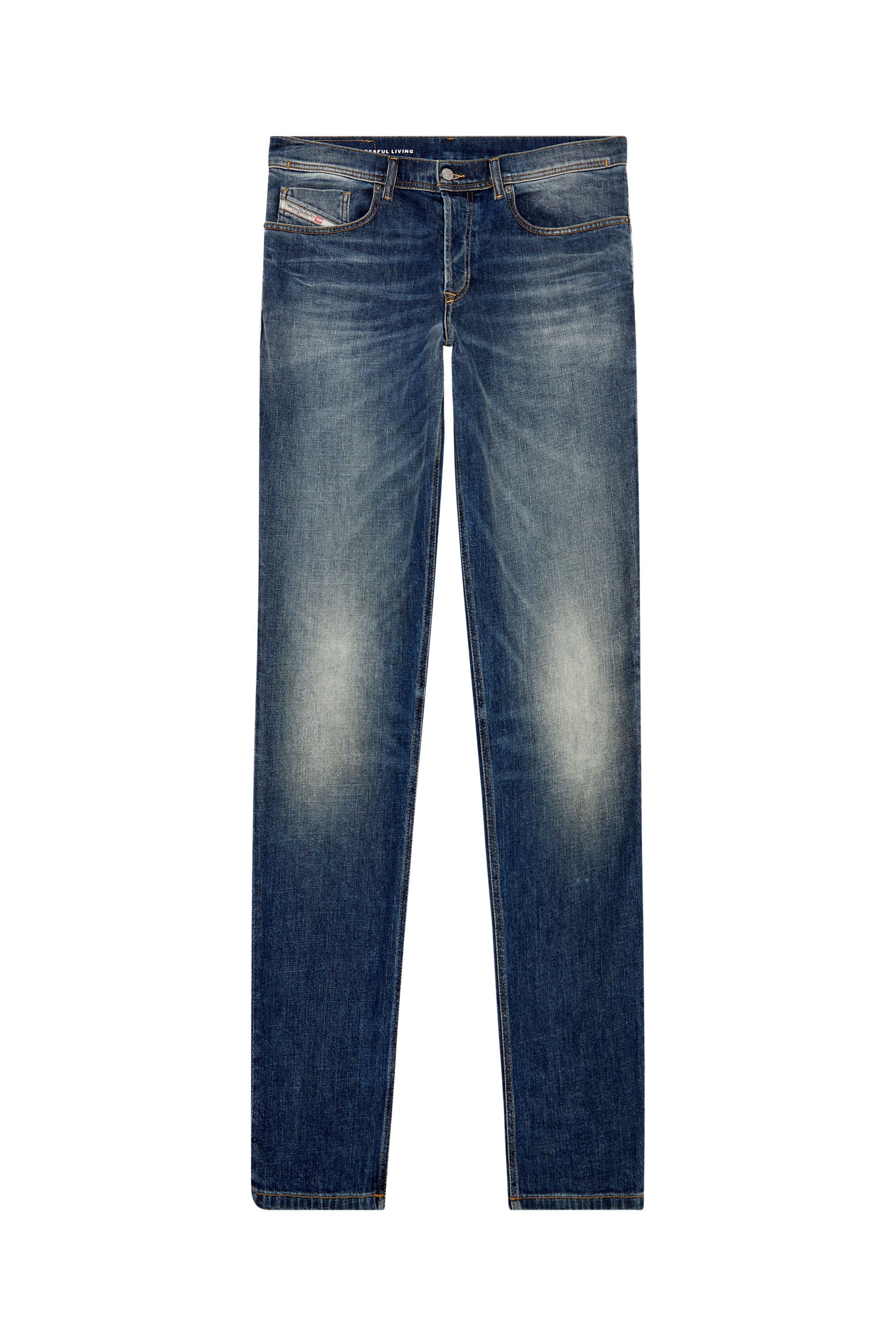 Diesel - Man Tapered Jeans 2023 D-Finitive 09H43, Dark Blue - Image 2