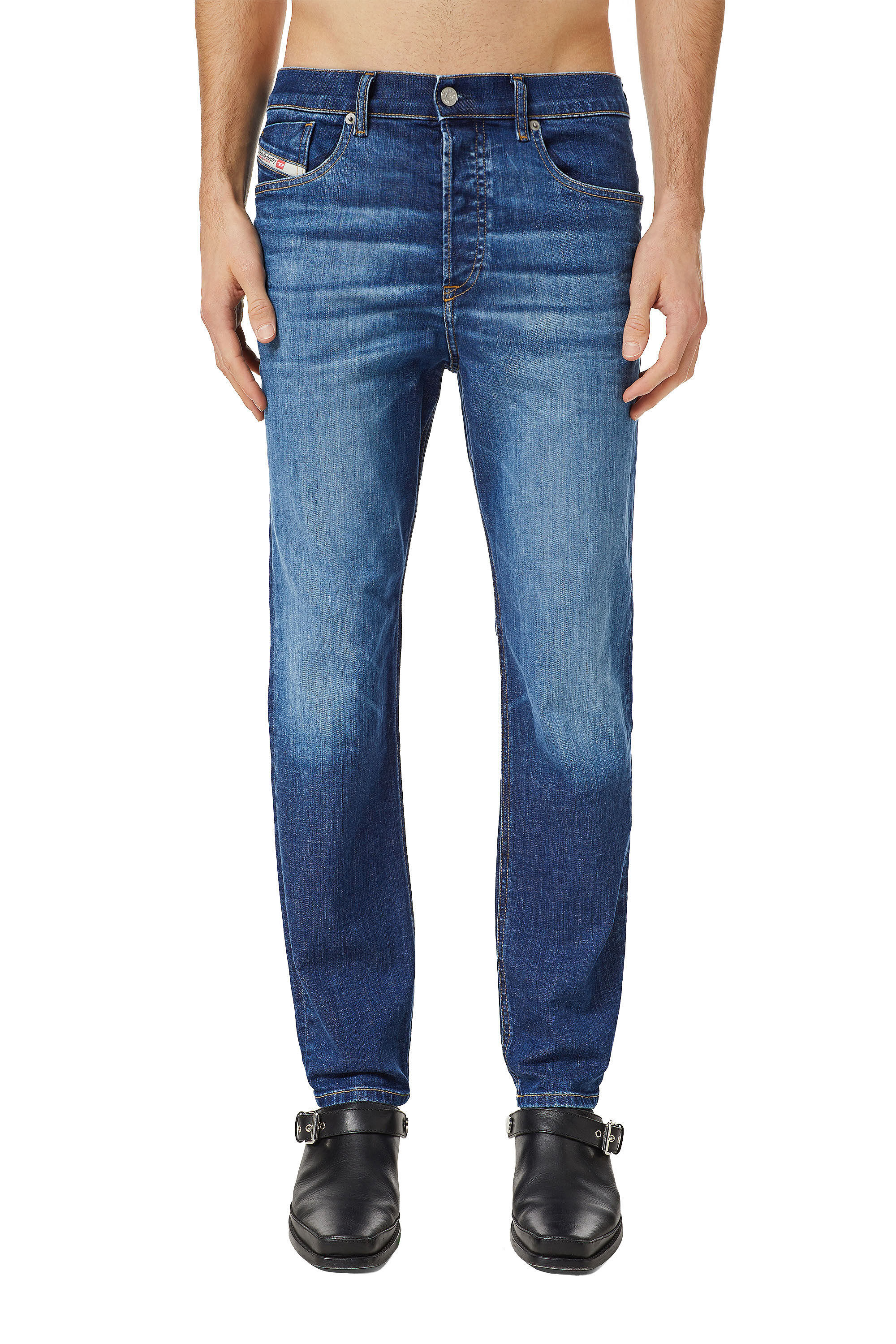 Diesel - 2005 D-FINING 09C72 Tapered Jeans, Azul medio - Image 3