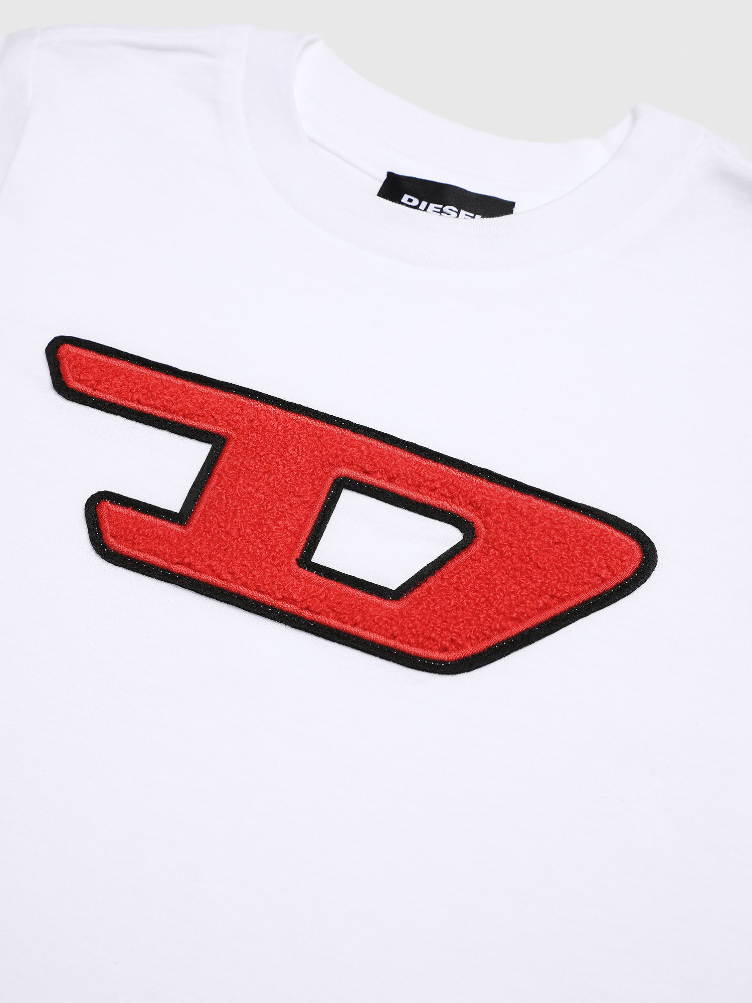 TJUSTDIVISIONB D R T shirt with big D logo Diesel
