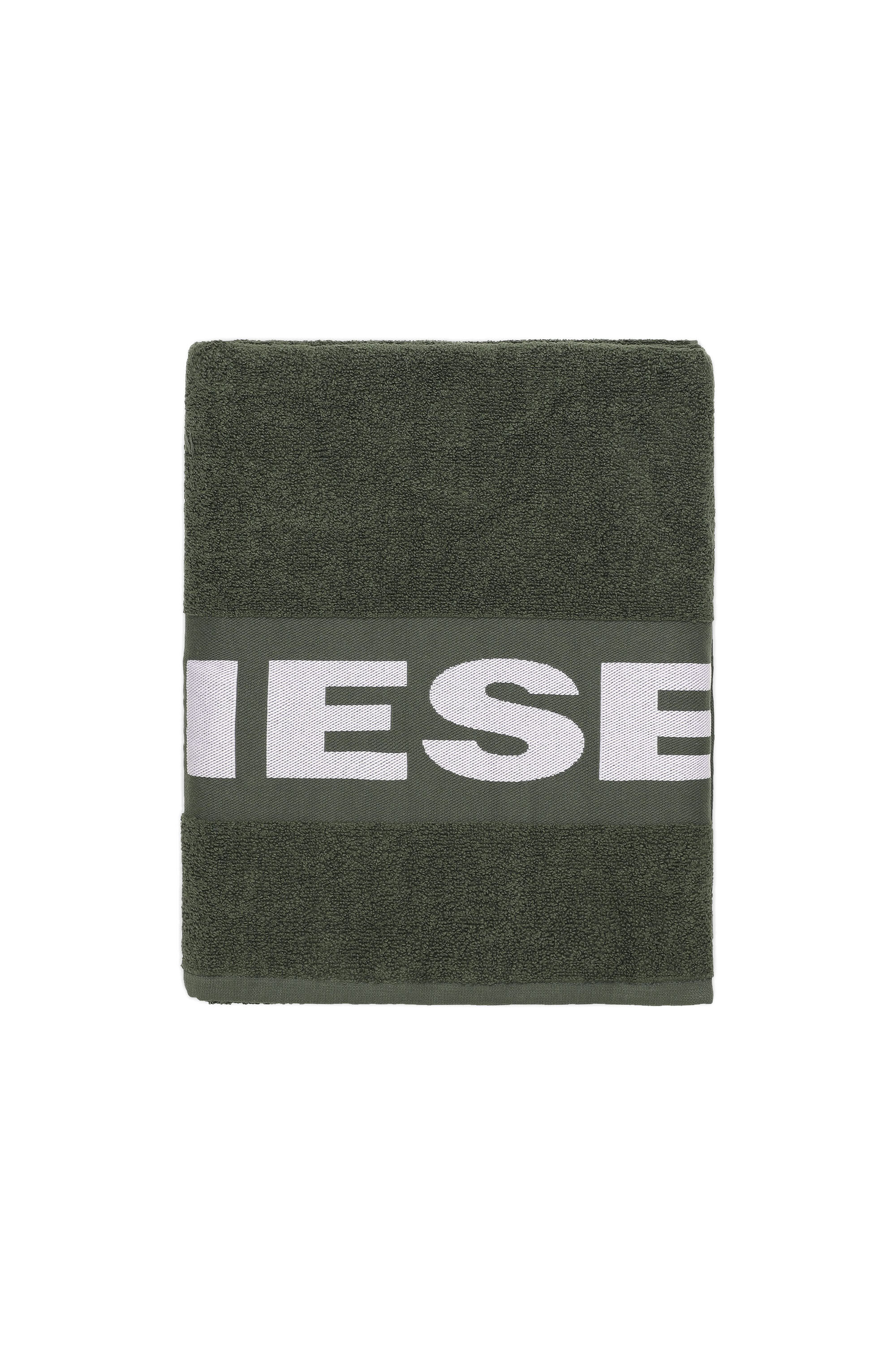 Diesel - TELO SPORT LOGO   100X150, Toalla de gimnasio SPORT LOGO Unisex in Verde - 1