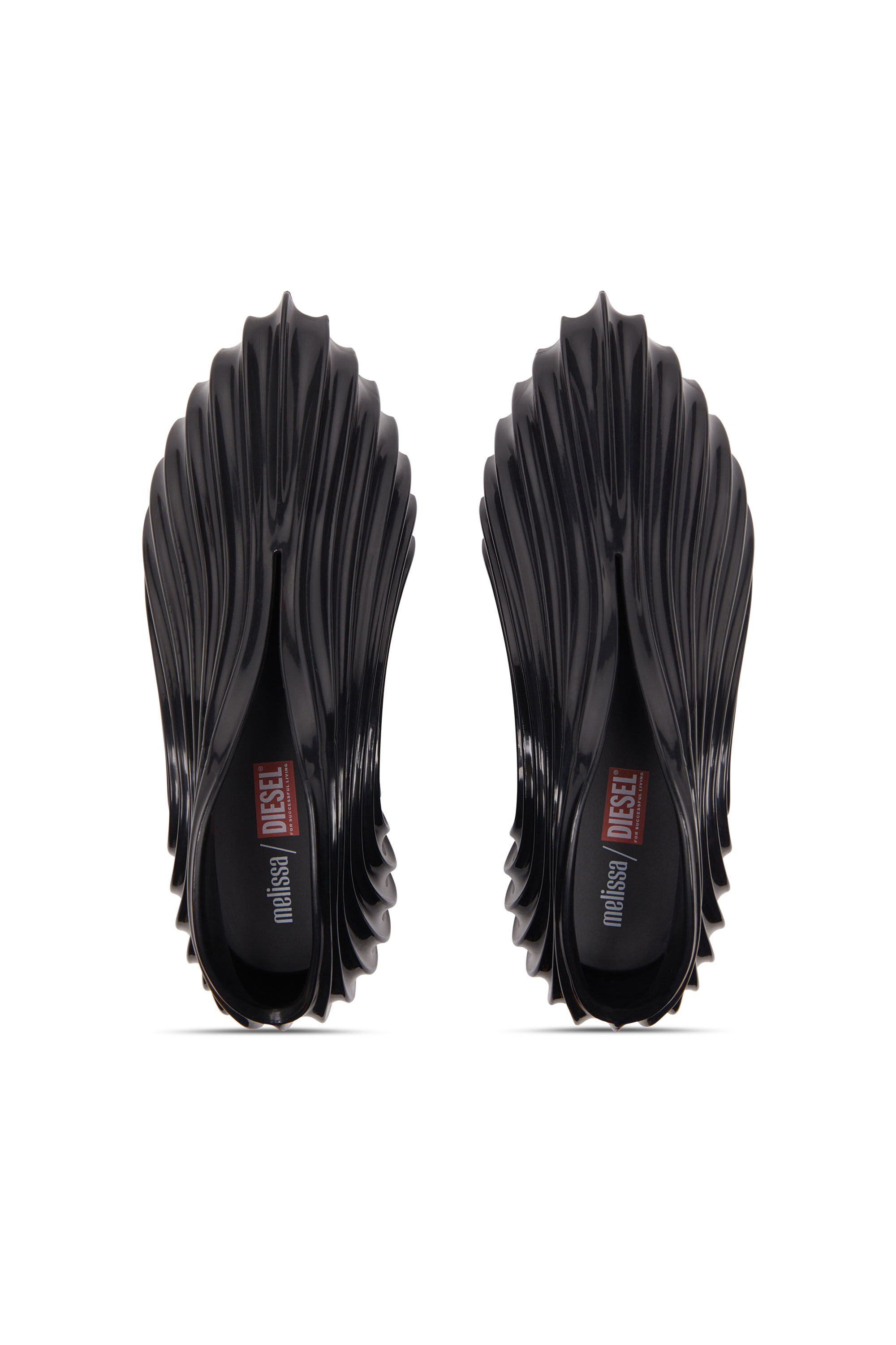 Diesel - MELISSA QUANTUM SNEAKERS X, Zapatilla sin cordones en Melflex® Unisex in Negro - 4