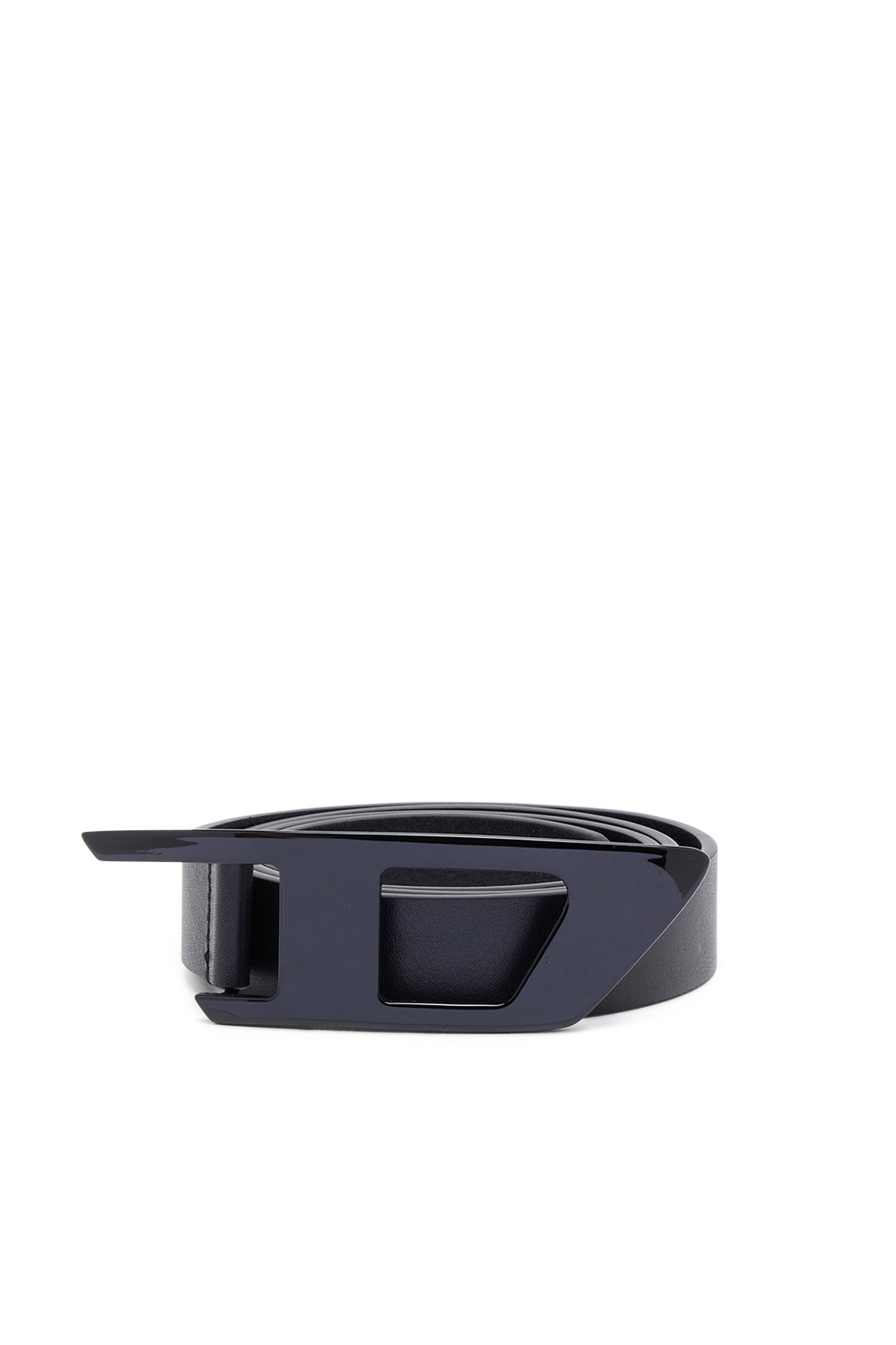 超爆安 leather Slim Men's belt II B-DLOGO Diesel | buckle D with 小物