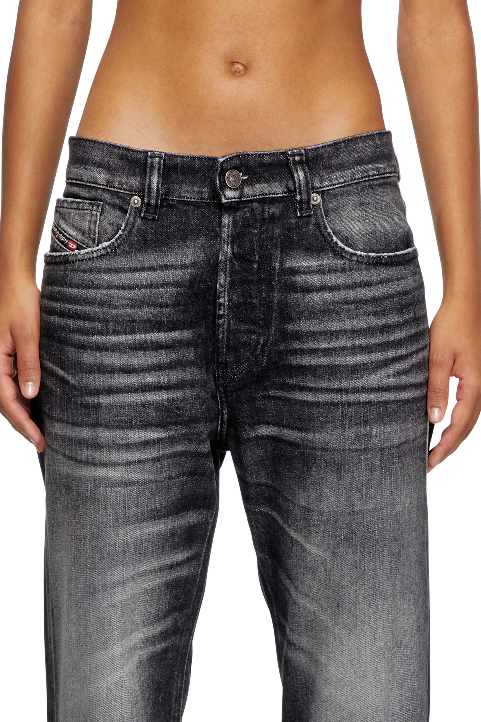 Women's Regular Jeans | Black/Dark grey | Diesel 1988 D-Ark