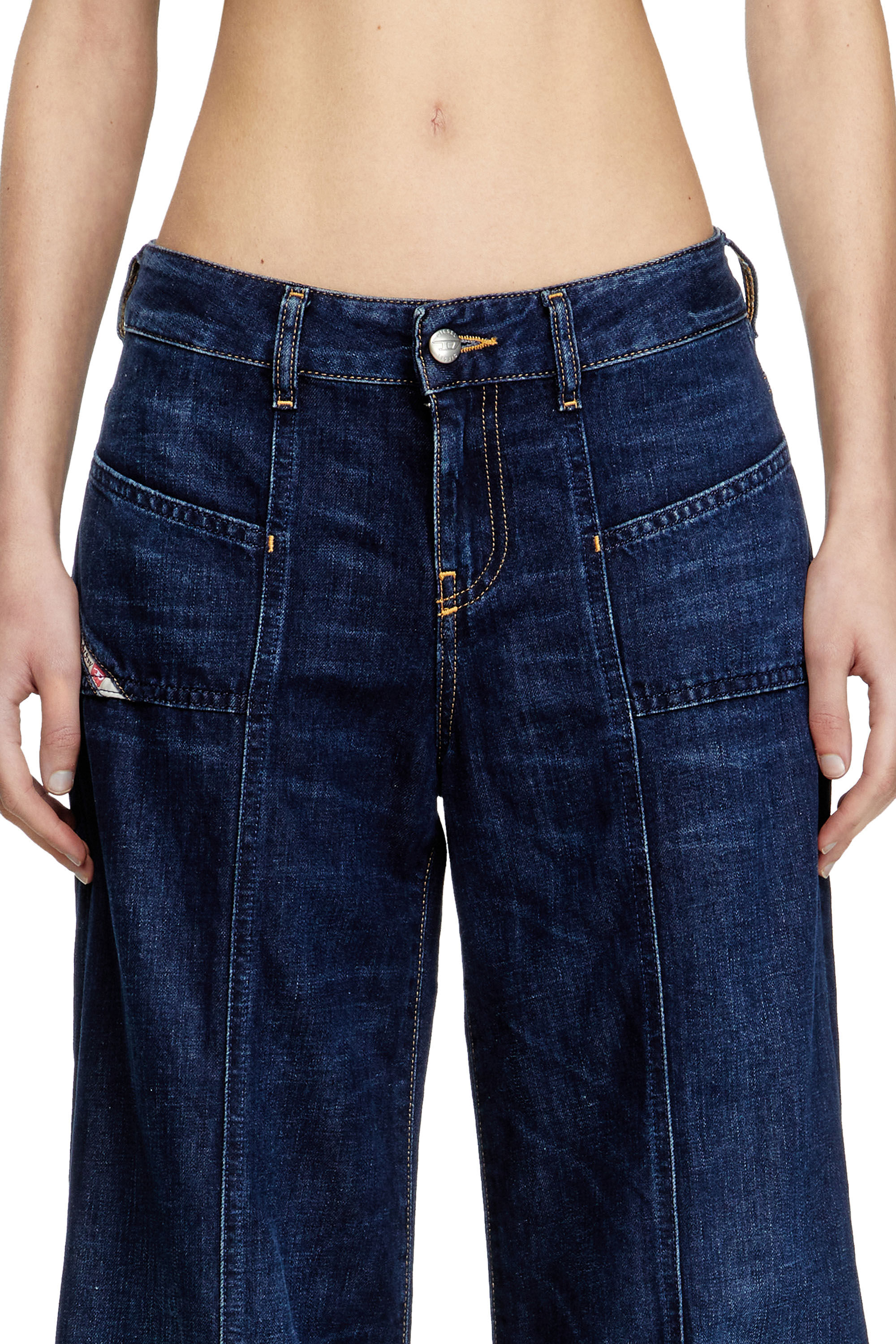 Women's Flare Jeans | Dark Blue | Diesel D-Akii Women's Flare Jeans | Dark Blue | Diesel D-Akii