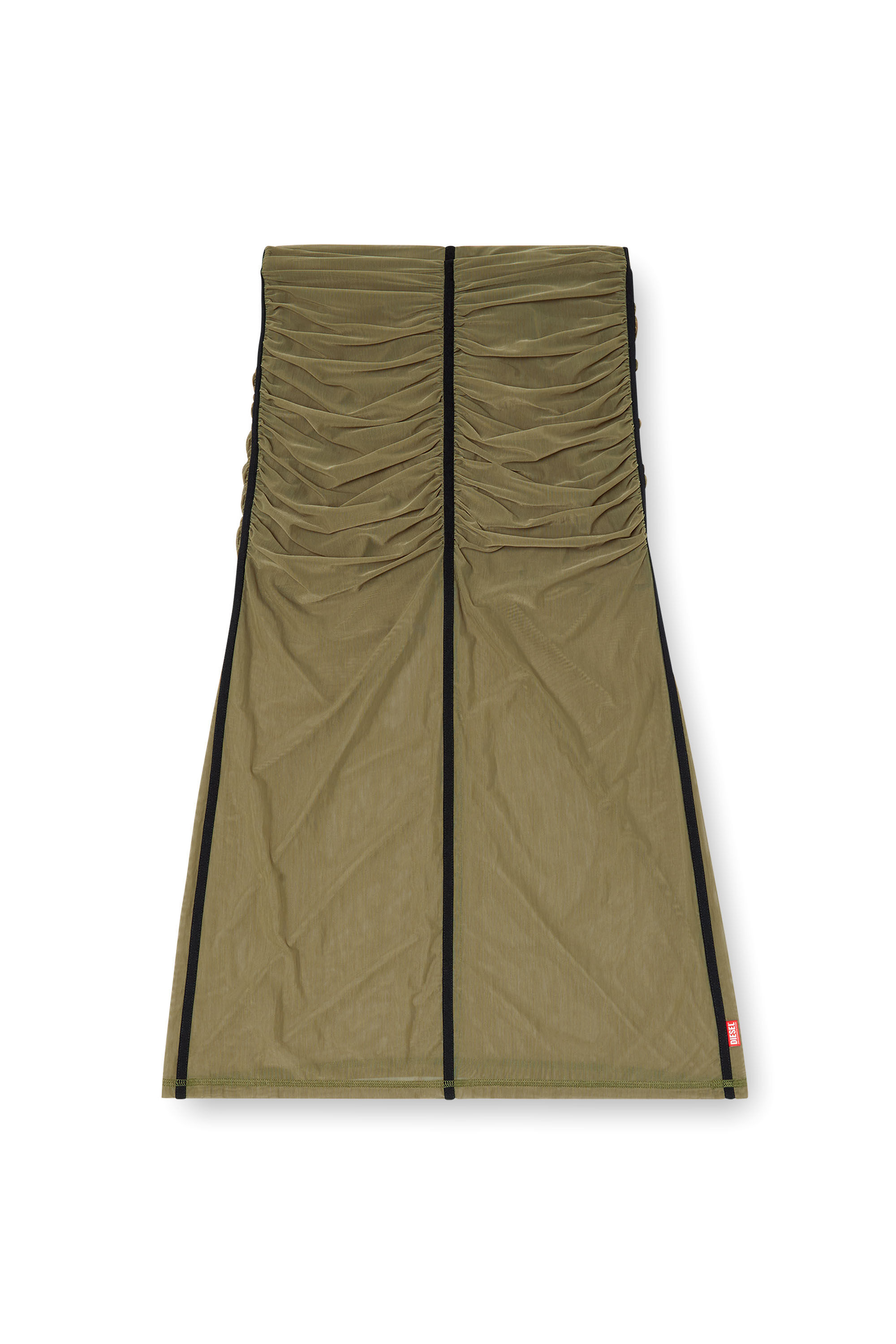 スカート AVANDRESS Rien Long Skirt KHAKI ZD41SK05KHA Women's Gathered stretch skirt | Green | Diesel