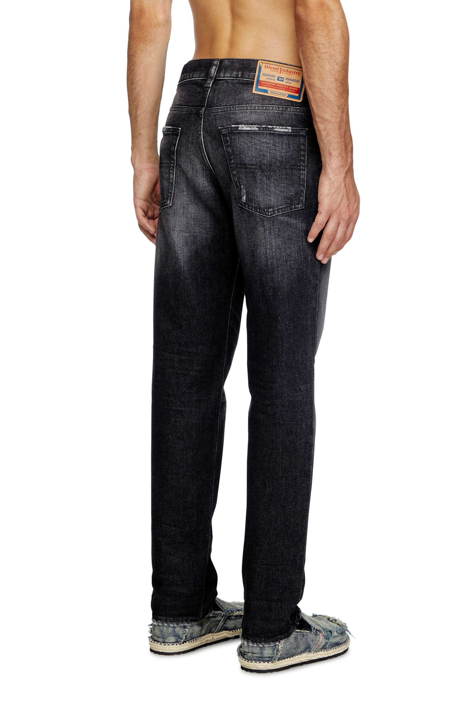 Men's Regular Jeans | Black/Dark grey | Diesel 2023 D-Finitive