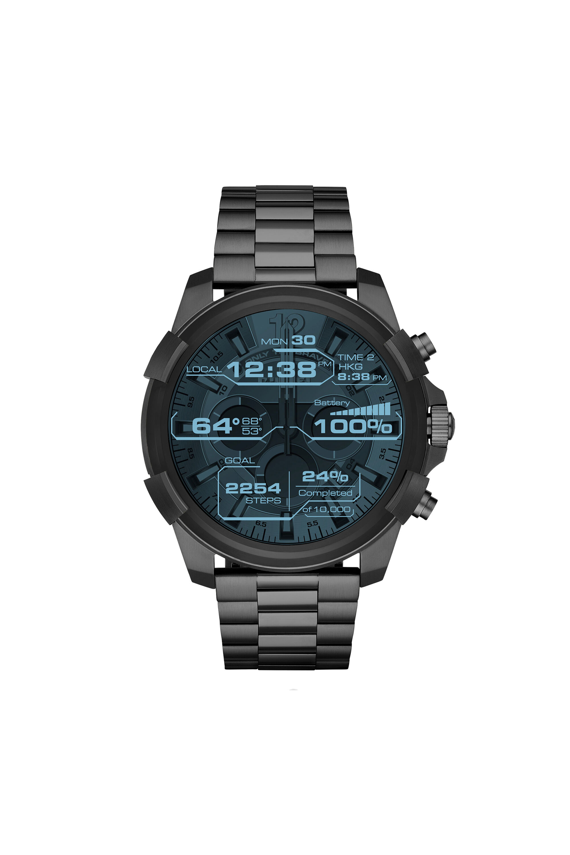 Diesel - DT2004, Man's Gray touchscreen smartwatch, 48 mm in Metal Grey - 4