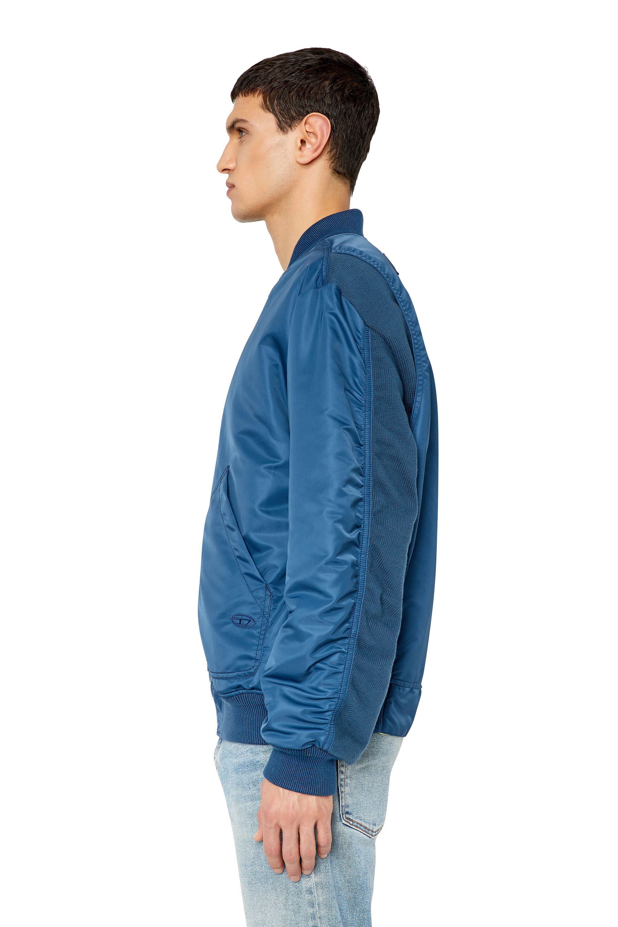 J-MATT Man: Reversible bomber in padded nylon | Diesel J-MATT Man: Reversible bomber in padded nylon | Diesel