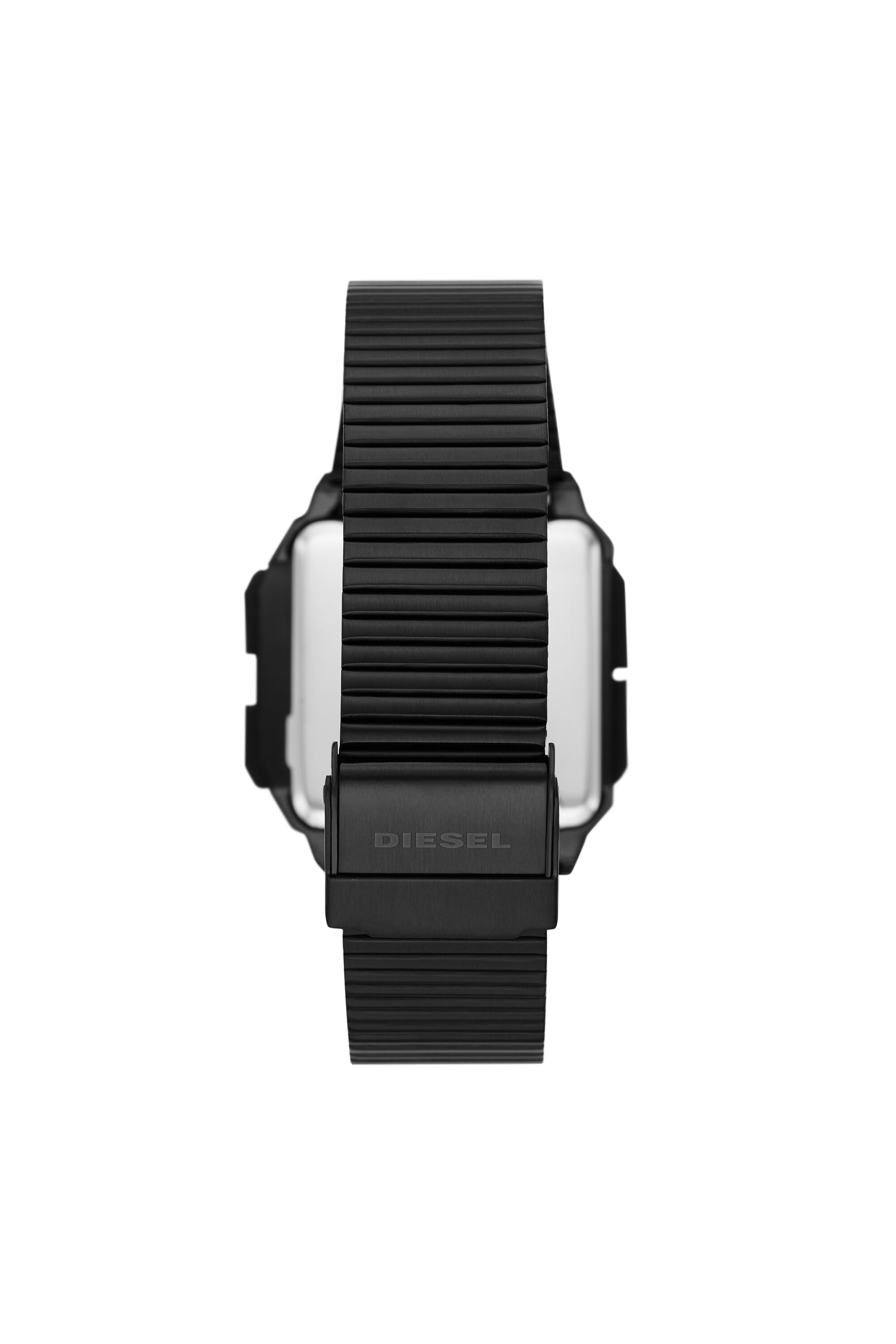 DZ1970: Chopped digital black-tone stainless steel watch | Diesel