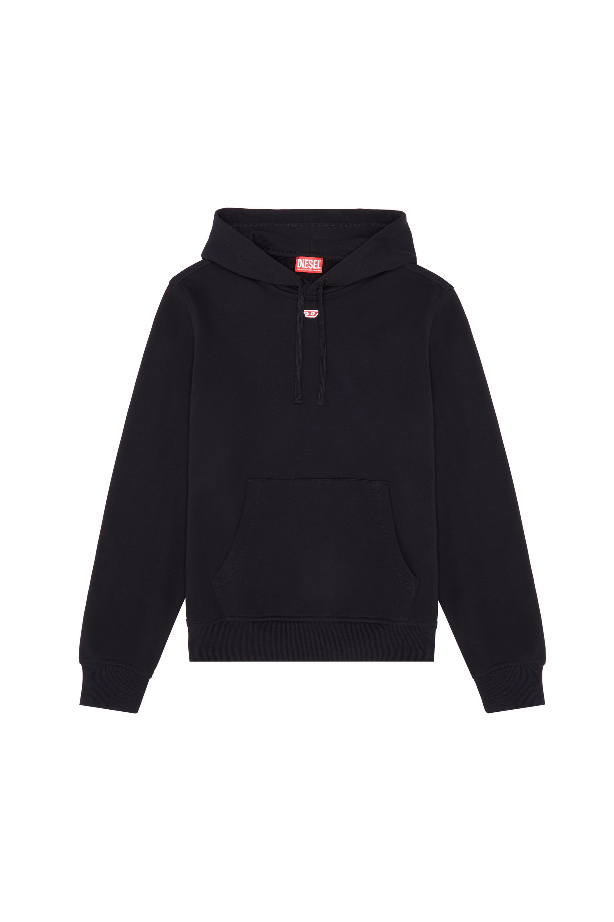 パーカー・フーディ DIESEL SS25 S-GINN-HOOD-PAK (A161550CPAK 96P) S-GINN-HOOD-D: Responsible hoodie with D logo | Diesel