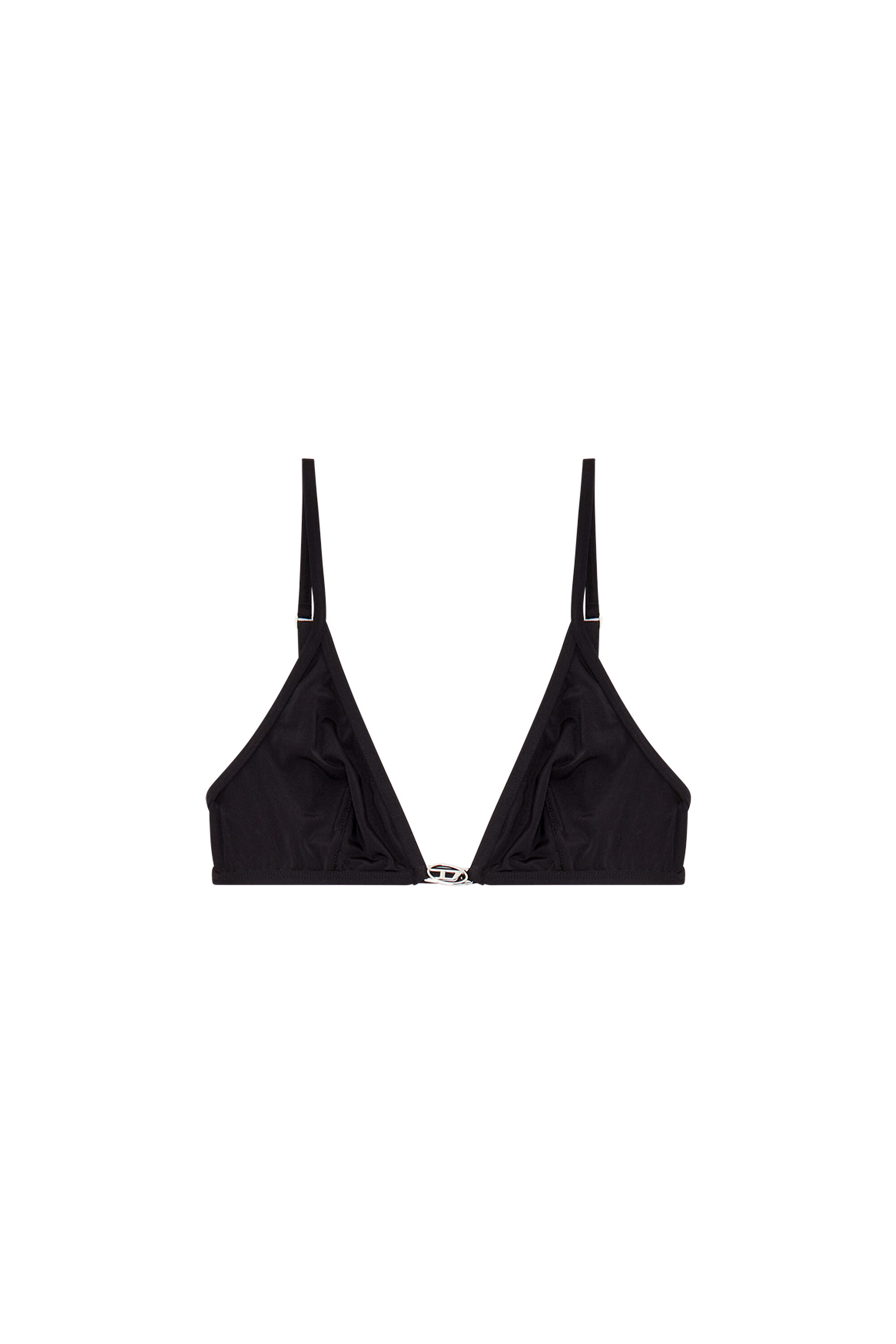 Diesel - UFSB-MARLYN, Sujetador de triángulo con Oval D de metal Mujer in Negro - 4