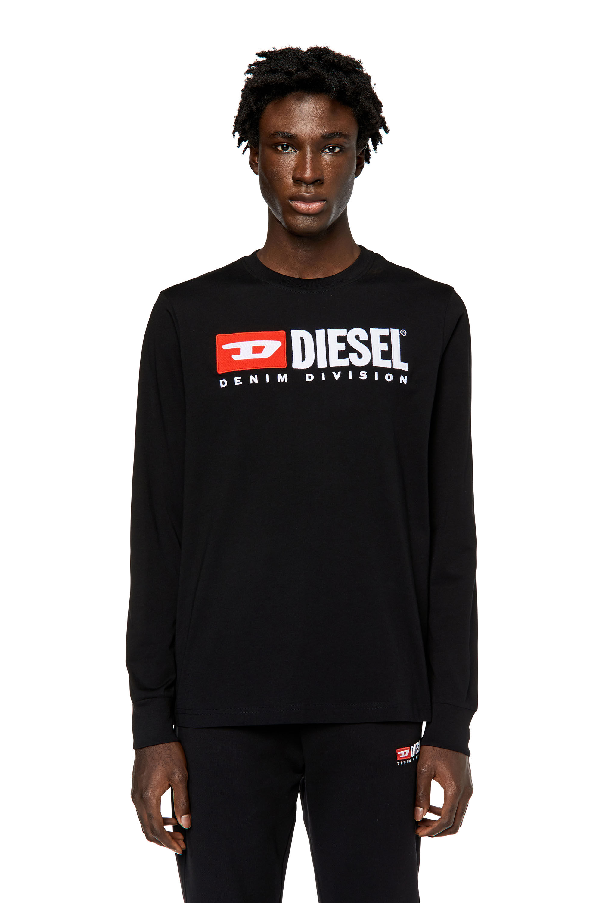 Diesel - T-JUST-LS-DIV, Black - Image 1