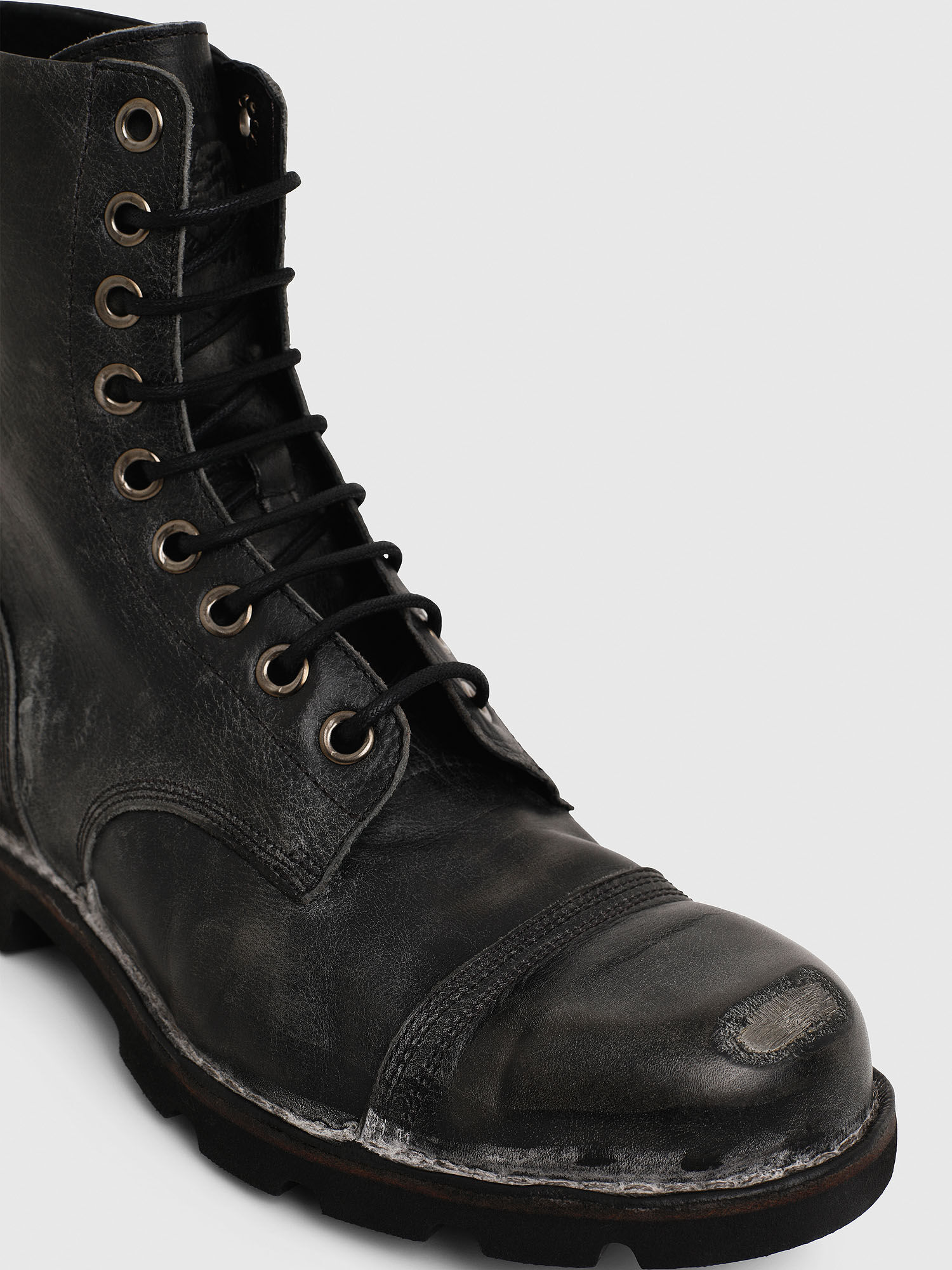 diesel black boots