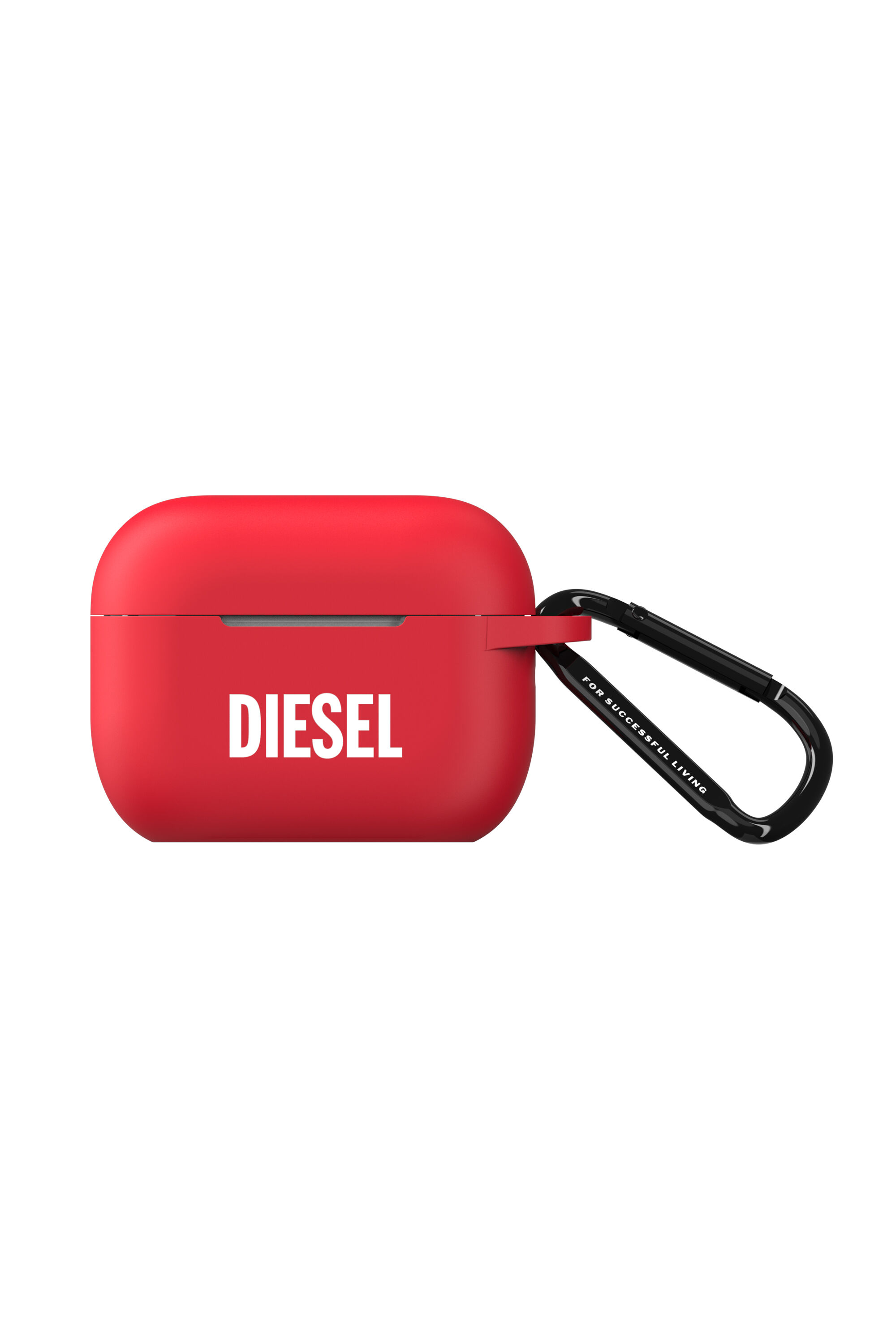 Diesel - 52956 AIRPOD CASE, Estuche de silicona por airpods Pro/Pro 2 Unisex in Rojo - 1