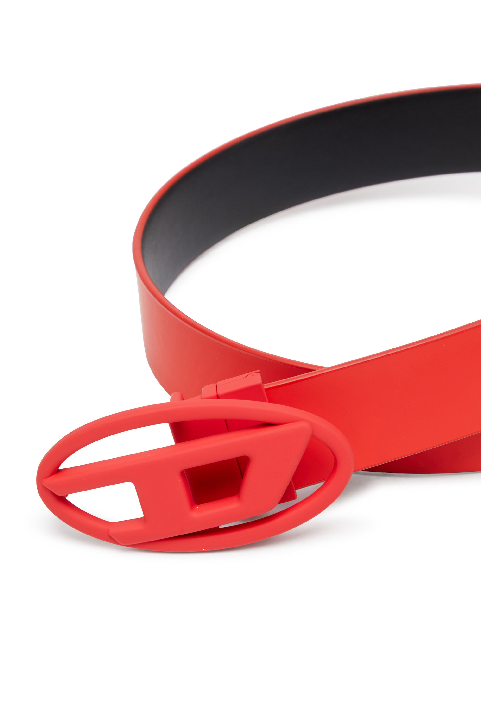 すぐ届く*DIESELディーゼル*b-1dr w rev ii 30 Women's Reversible belt in rubberised leather | Red | Diesel