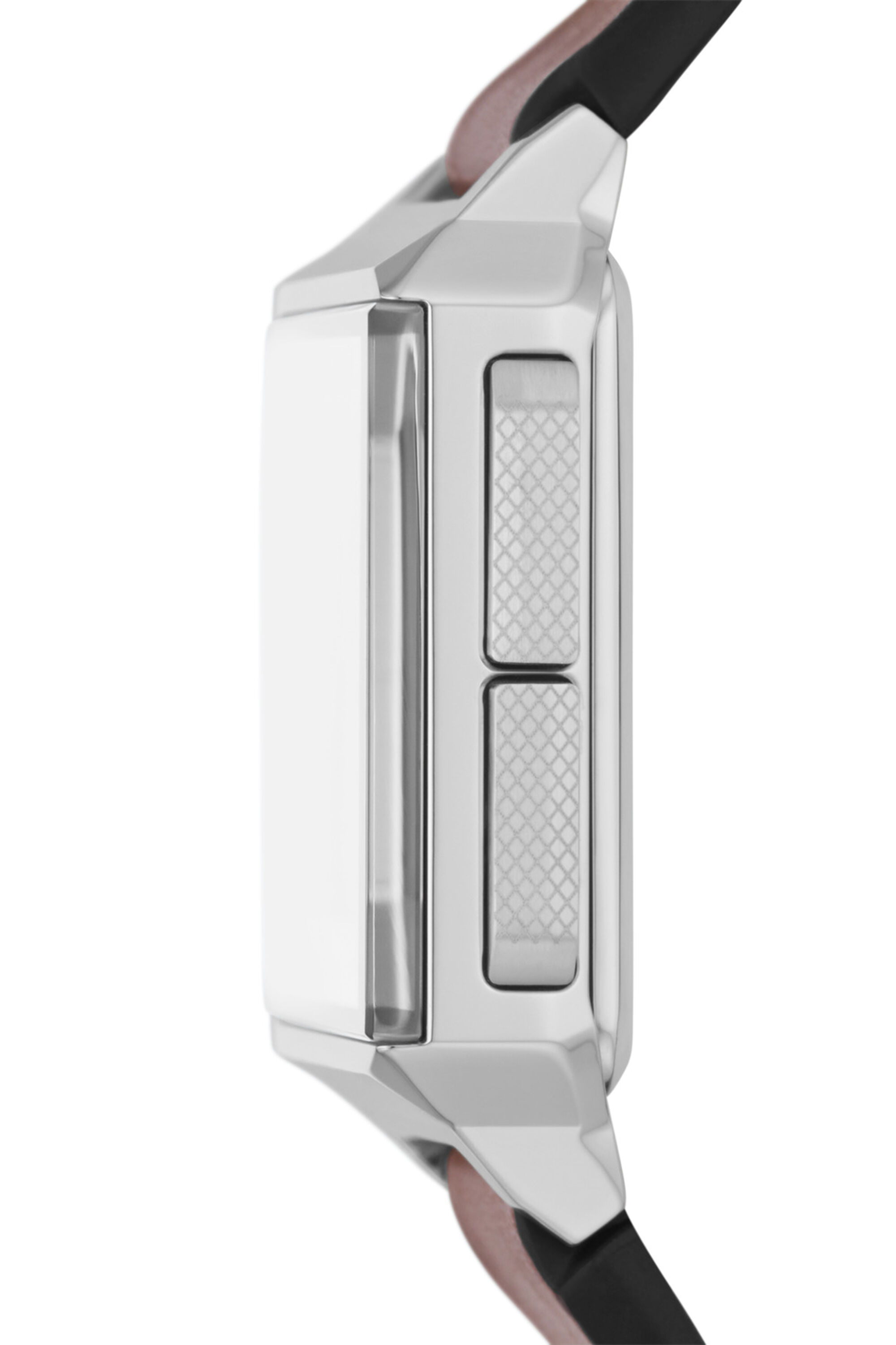 Diesel - DZ1995, Reloj Chopped digital de cuero marrón Unisex in Marrón - 3