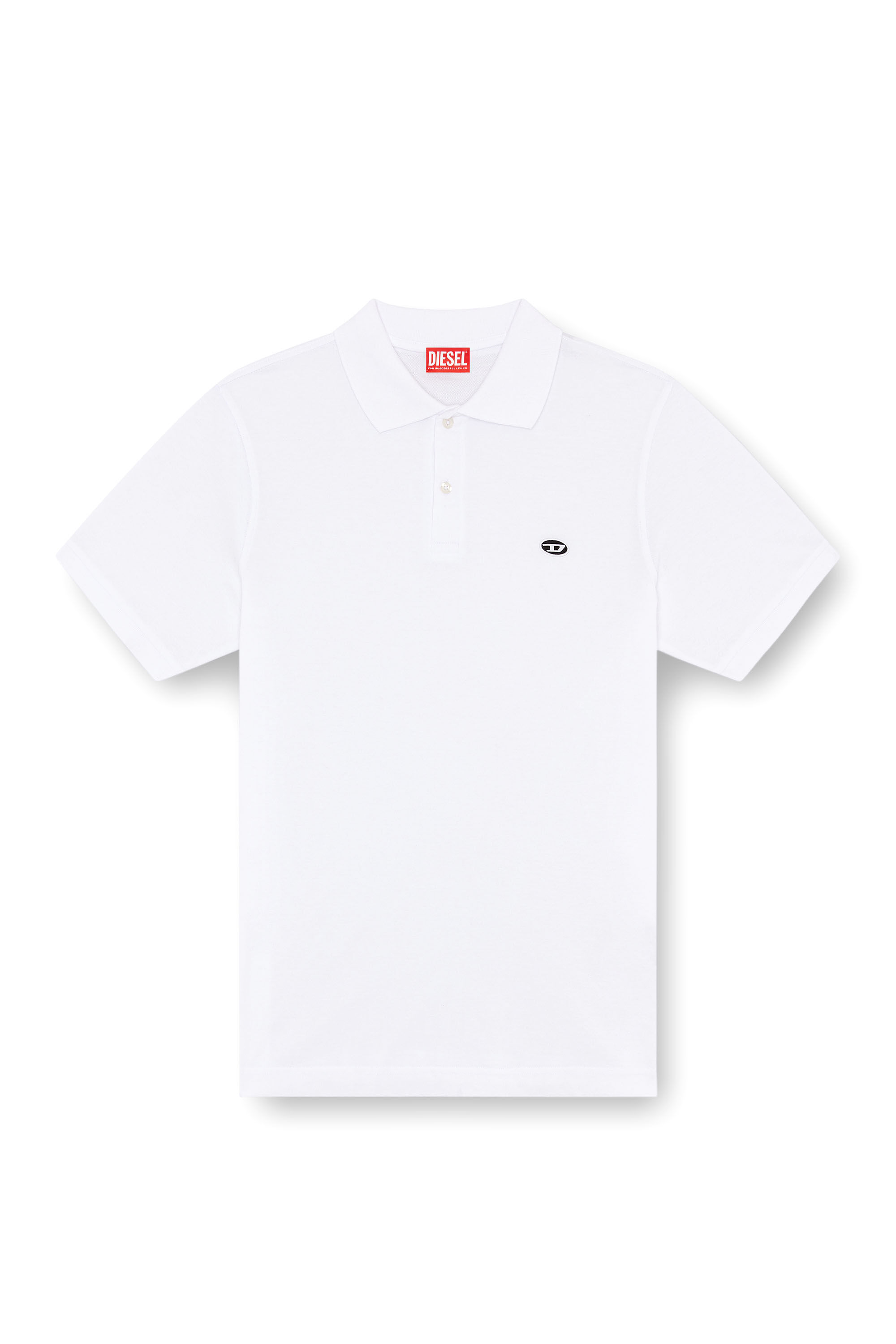 Diesel - T-REJUST-DOVAL-PJ, Polo con parche oval D Hombre in Blanco - 2