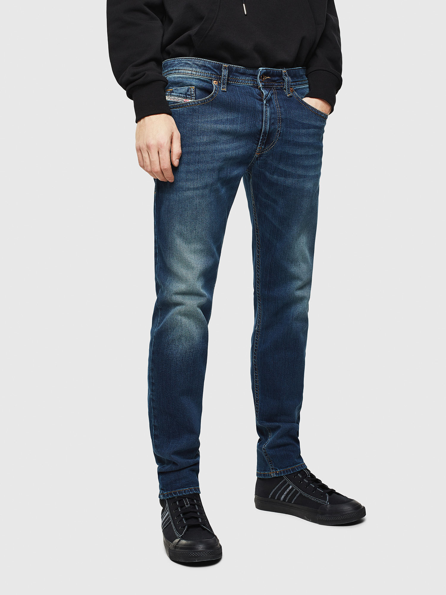 Thommer 084BU Men: Slim Dark blue Jeans 