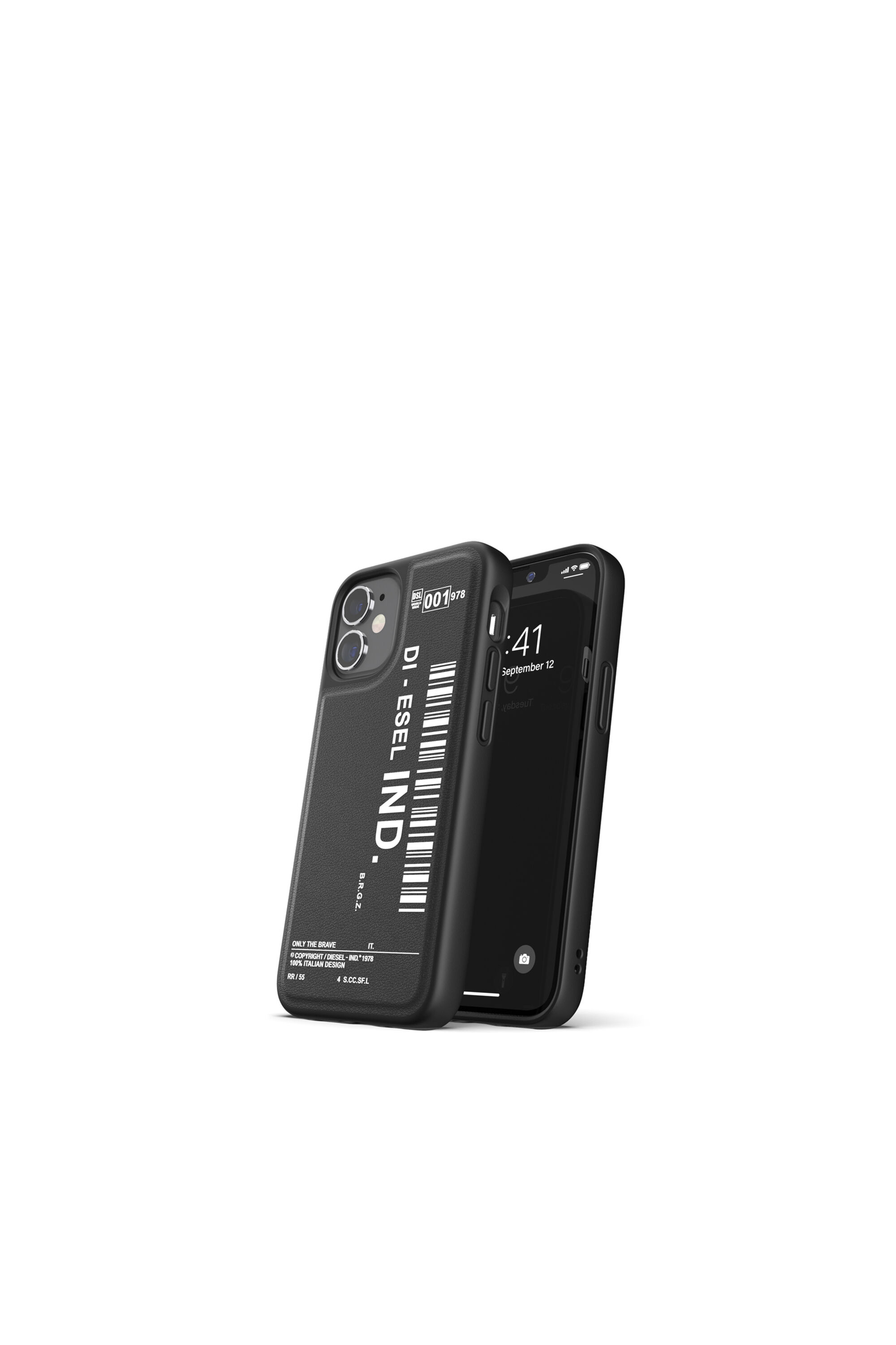 Diesel - 42488 STANDARD CASE, Funda moldeada por iPhone 12 Mini Unisex in Negro - 3