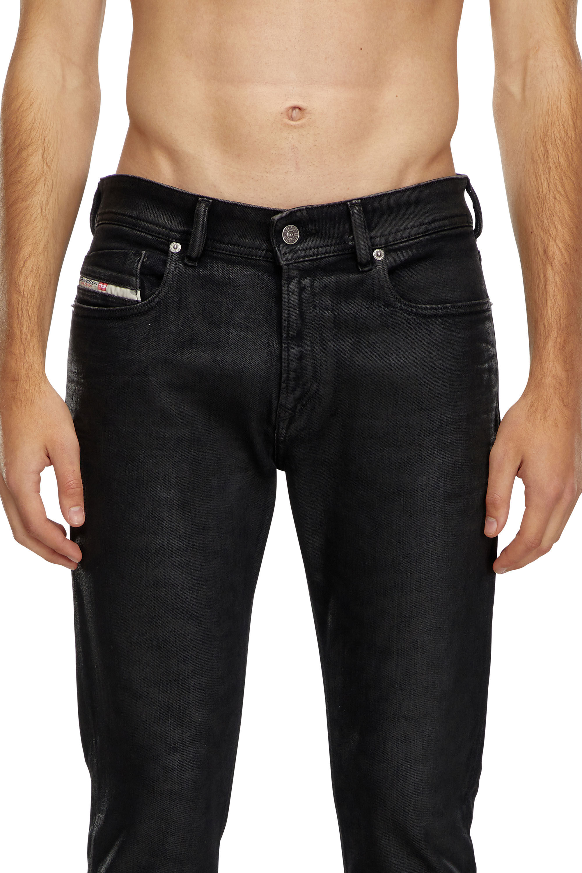 Diesel - Hombre Skinny Jeans 1979 Sleenker 09J30, Negro/Gris oscuro - Image 5