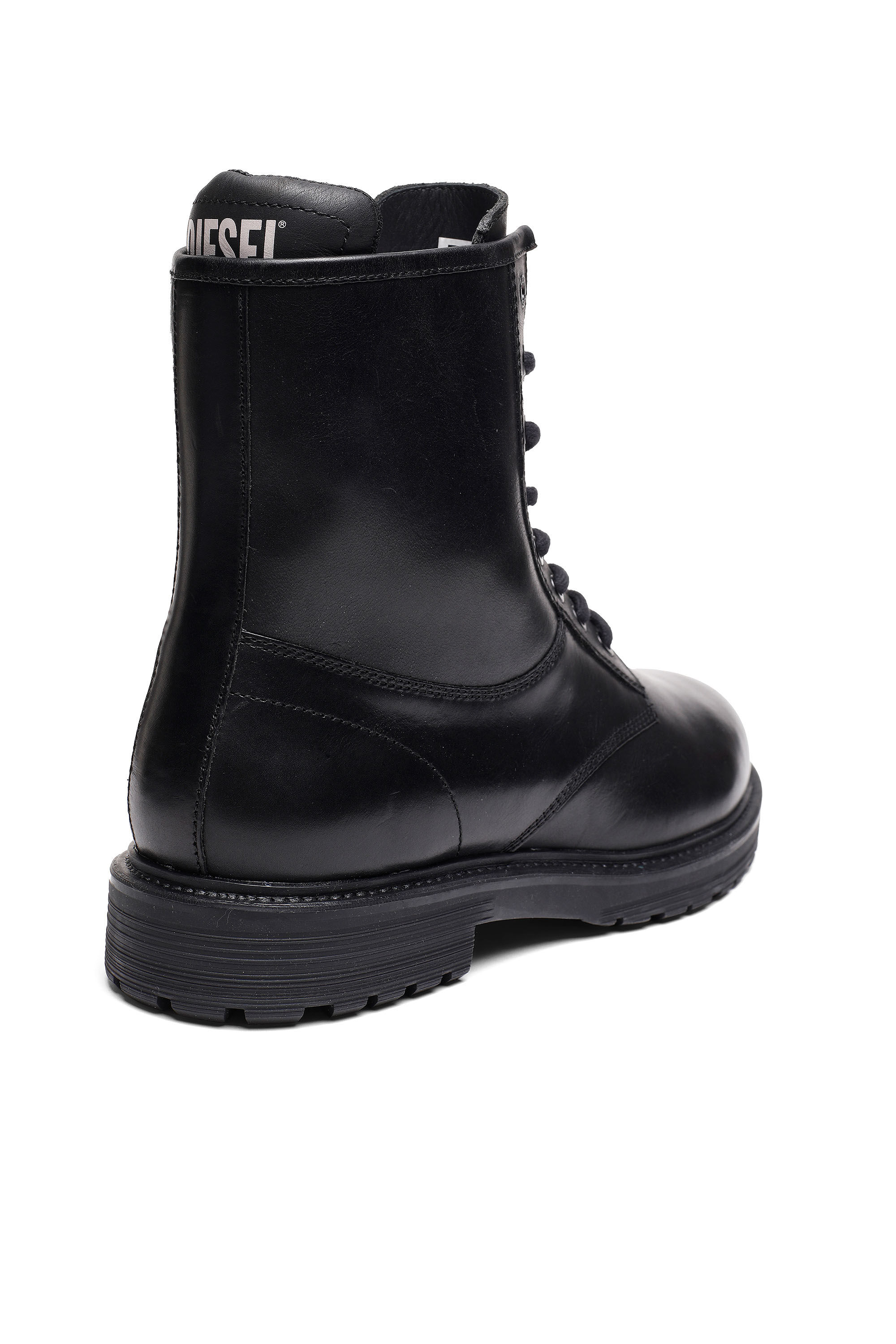 D-ALABHAMA CB Man: Combat boots in semi-matte leather | Diesel