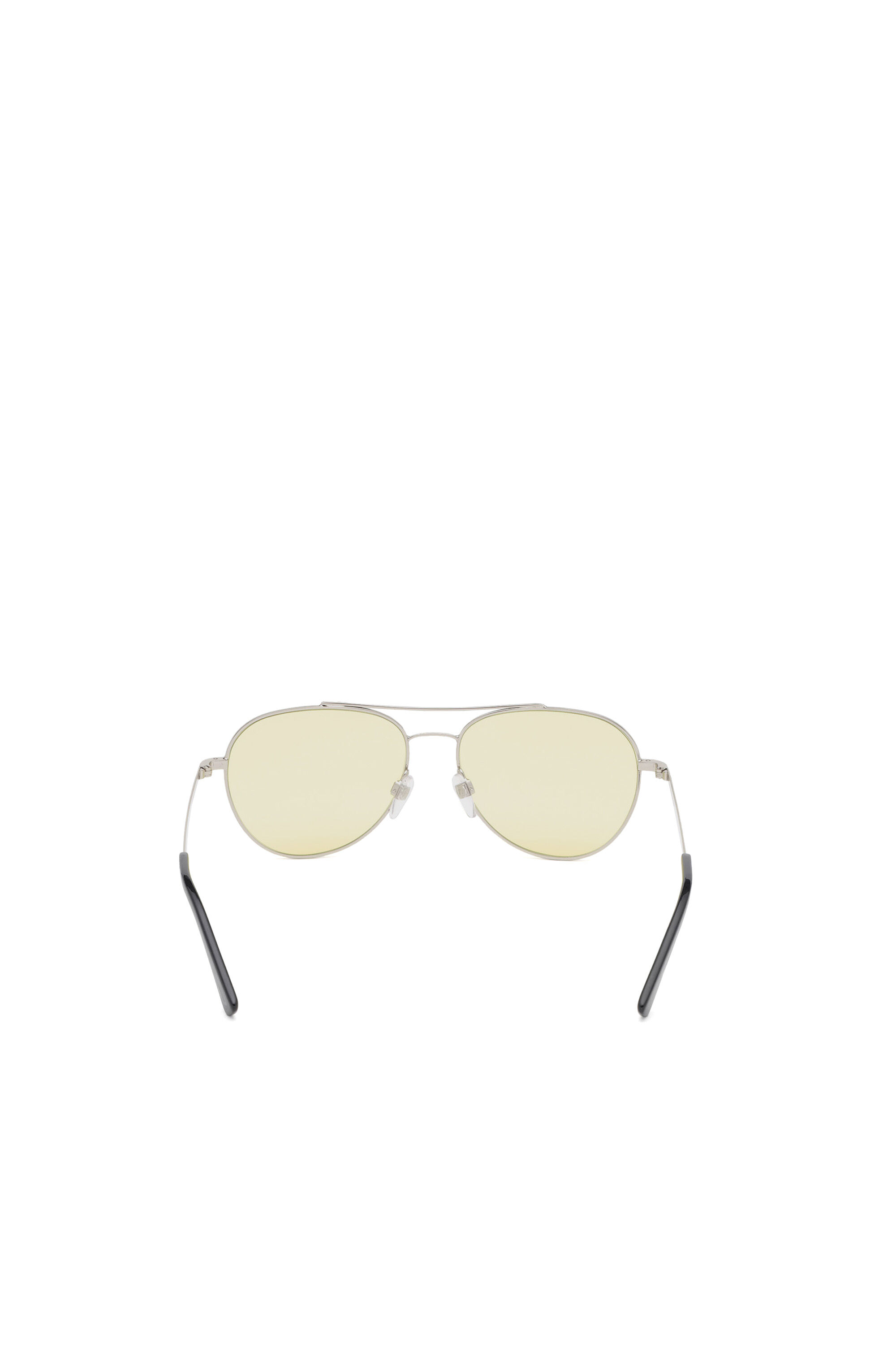 Diesel - DL0285, Gafas de sol de estilo aviador en metal Hombre in Gris - 3